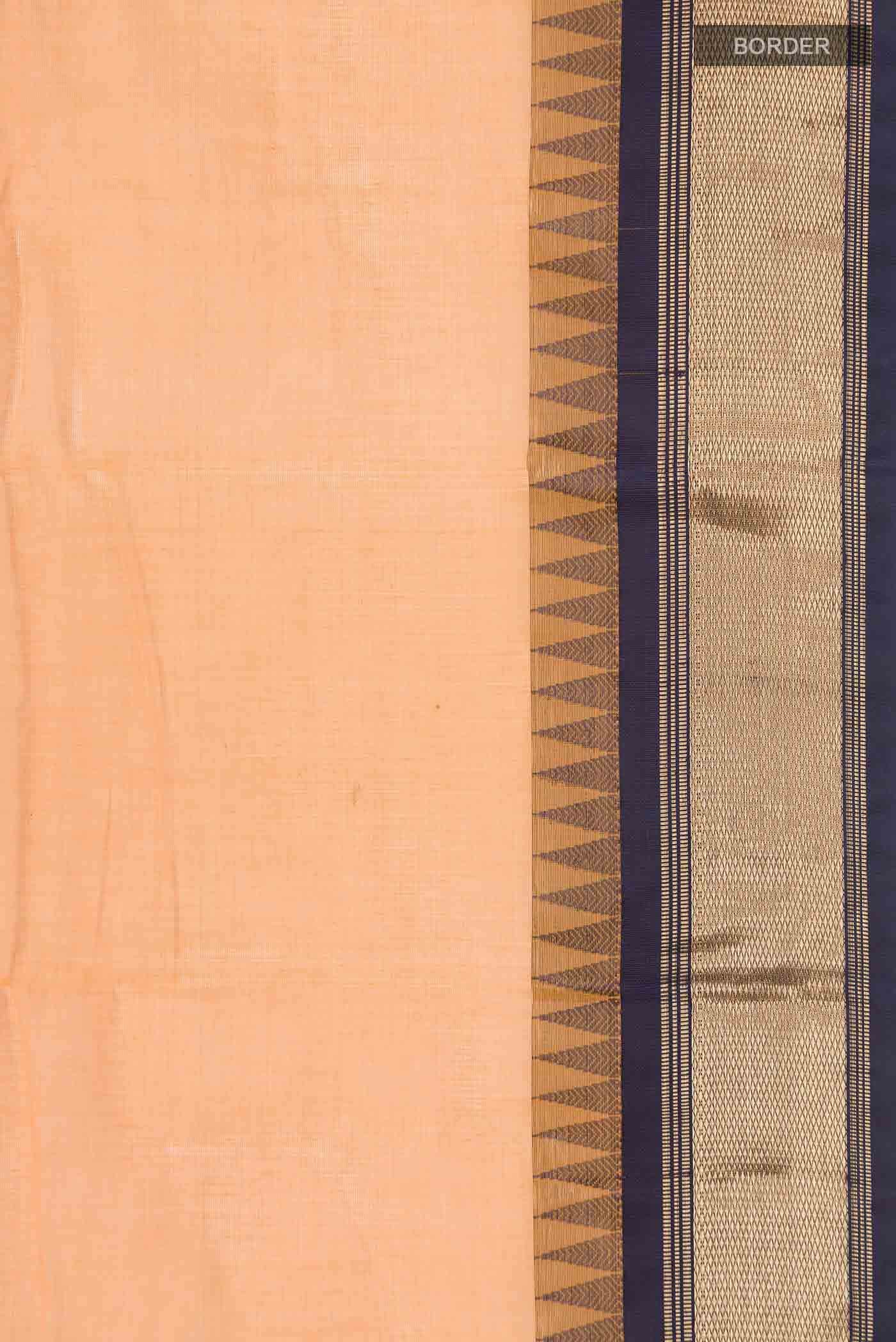 Mustard Kanchi Cotton Saree