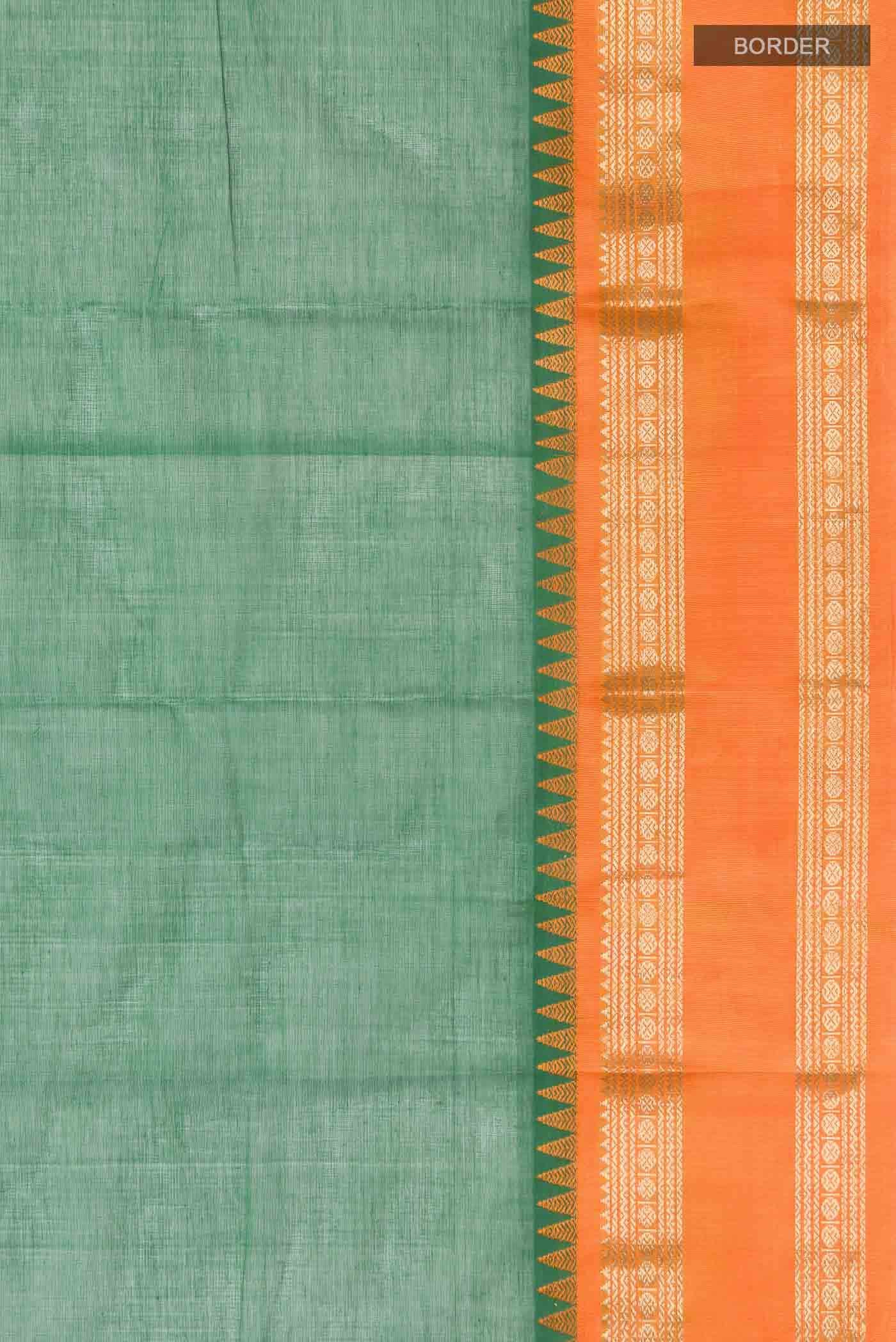 Green Kanchi Cotton Saree