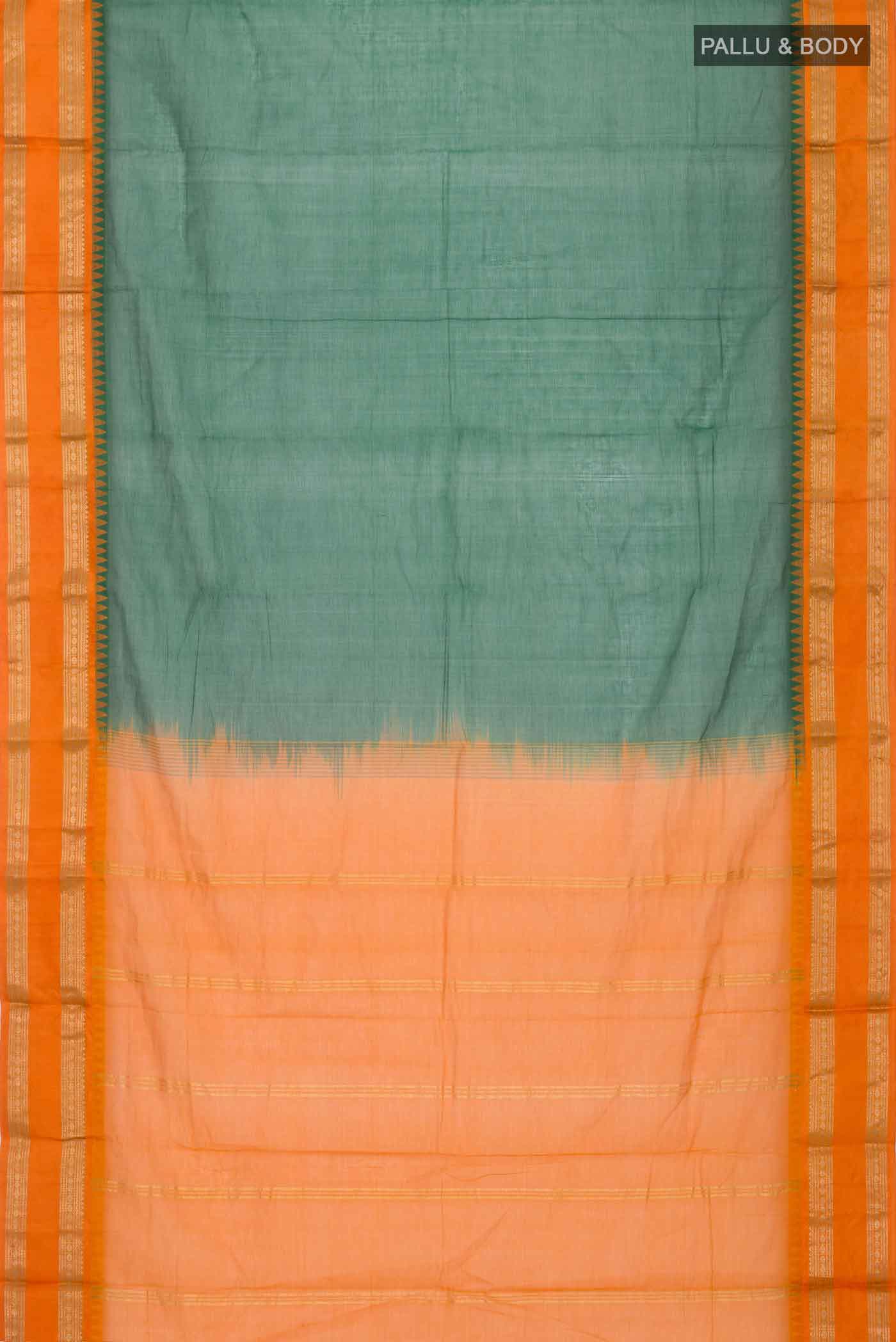 Green Kanchi Cotton Saree