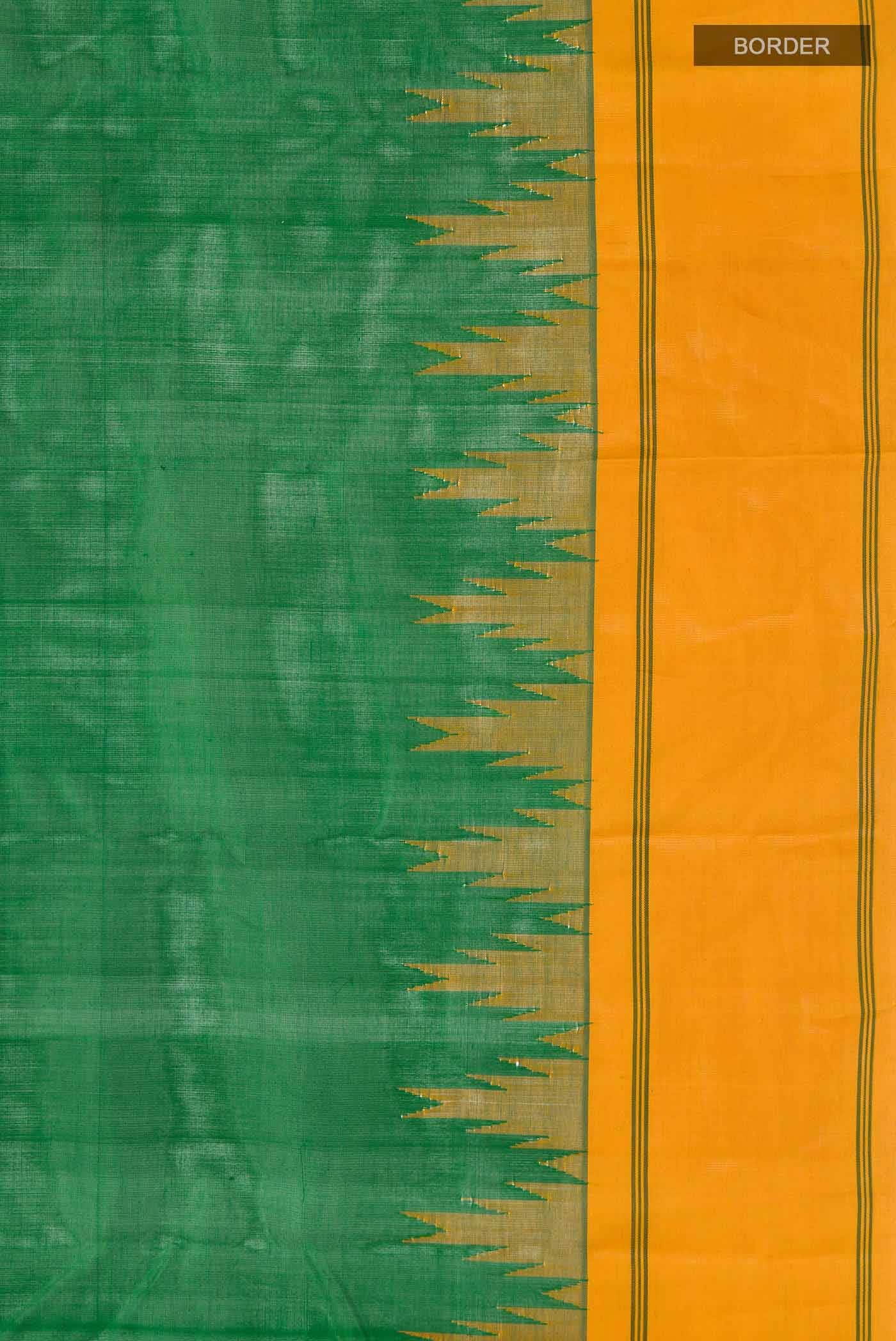 Green Kanchi Cotton Saree