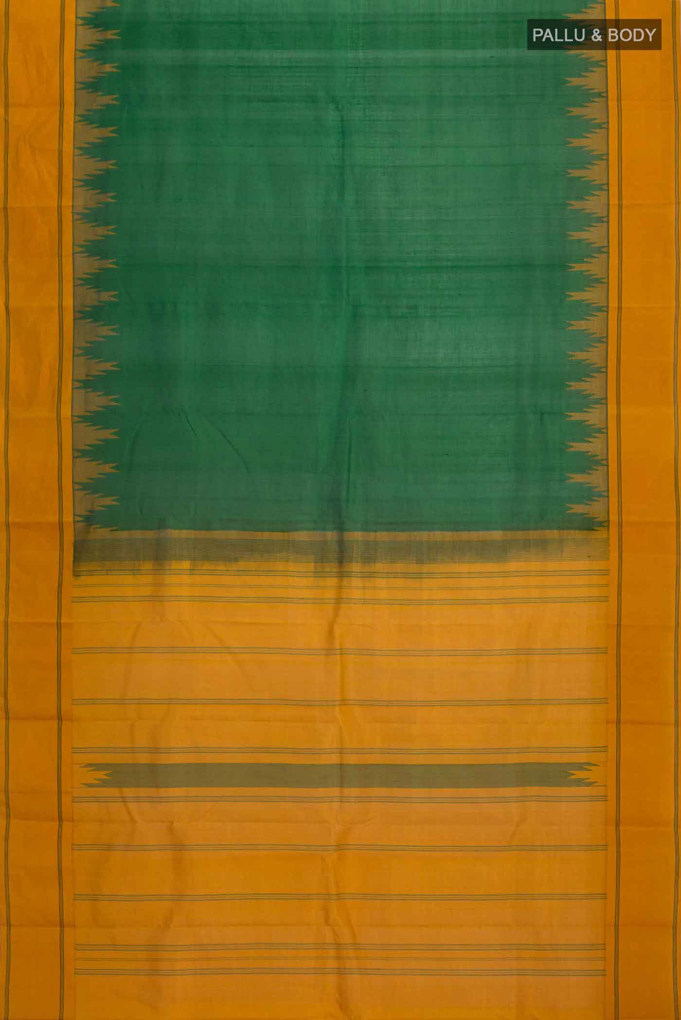 Green Kanchi Cotton Saree