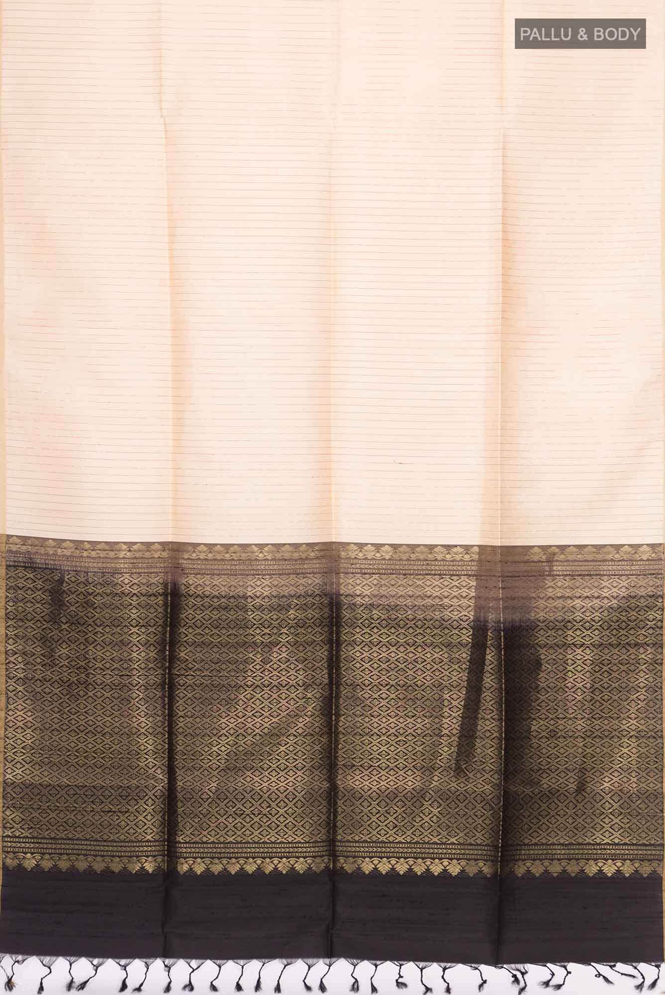 Sandal Raw Silk Saree