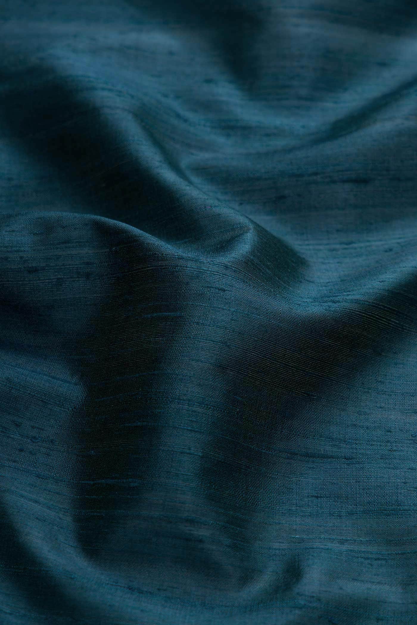Maya Blue Dual Tone Raw Silk Saree