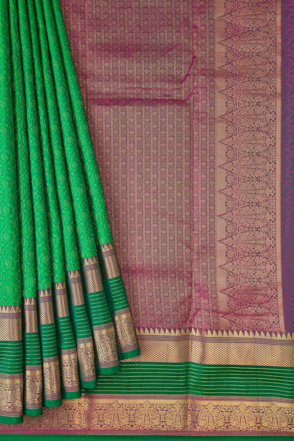 Green Kanchipuram Silk Saree