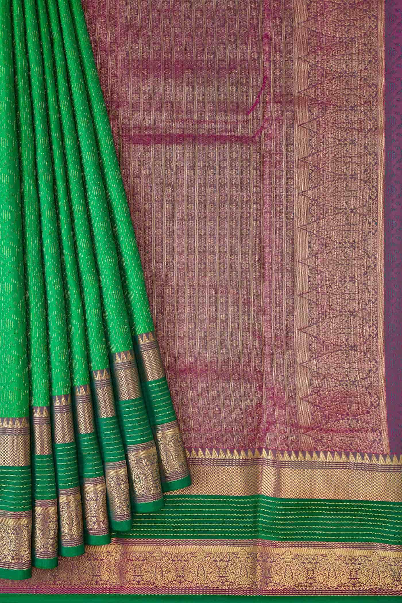 Green Kanchipuram Silk Saree