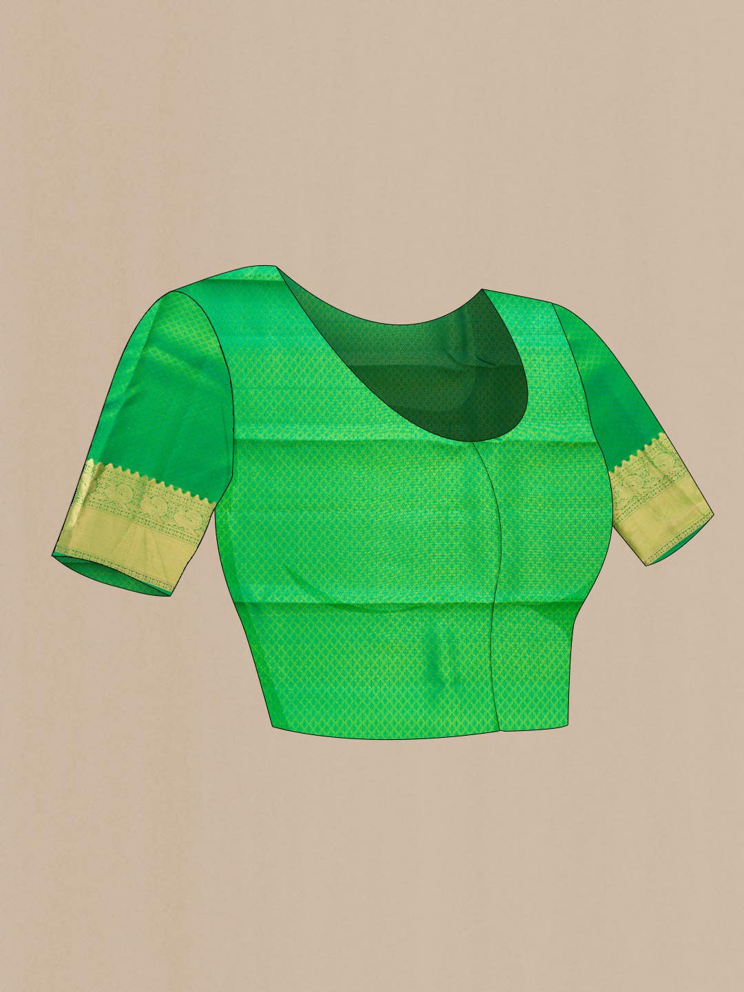 Green Kanchipuram Silk Saree