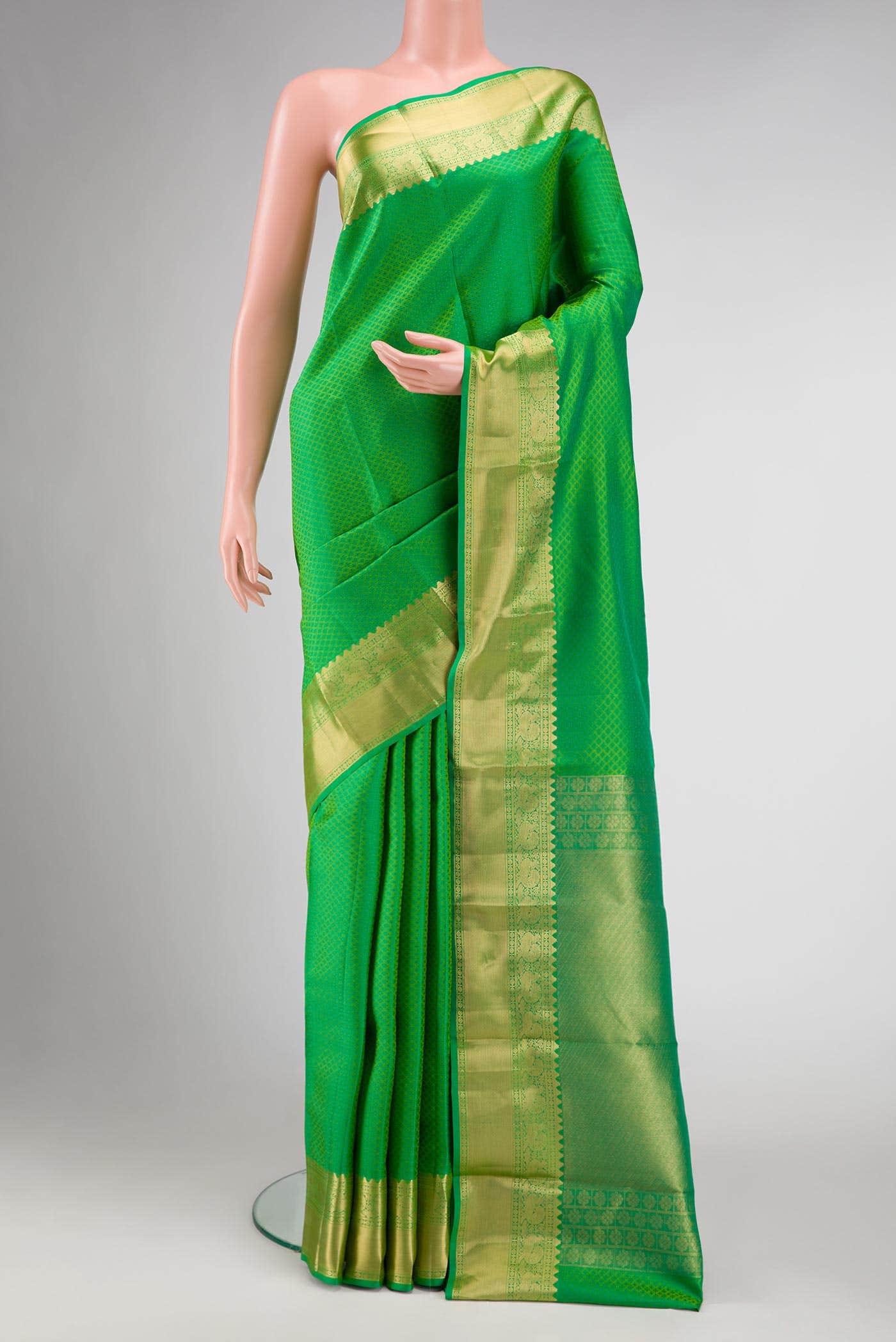 Green Kanchipuram Silk Saree