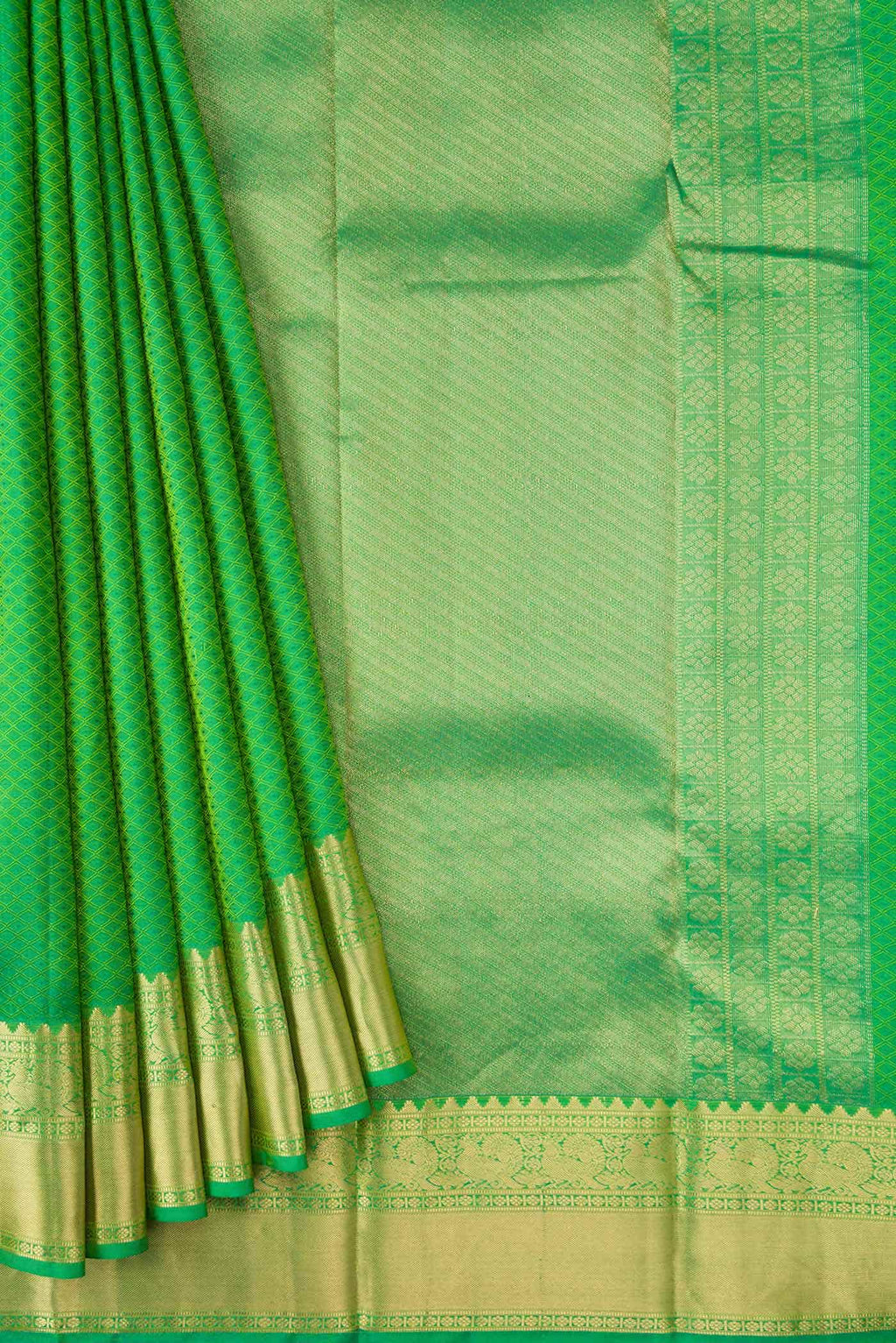 Green Kanchipuram Silk Saree