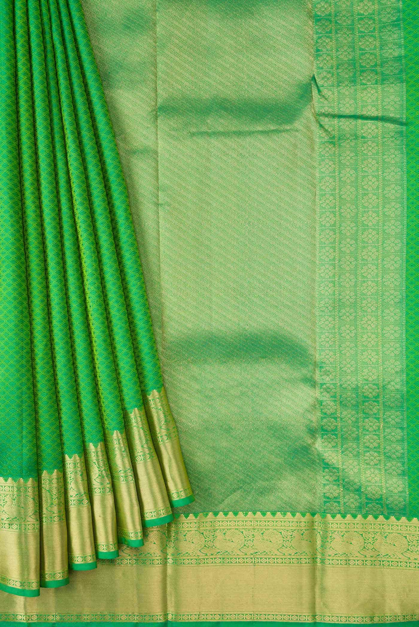 Green Kanchipuram Silk Saree
