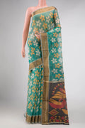 Green Silk Cotton Saree