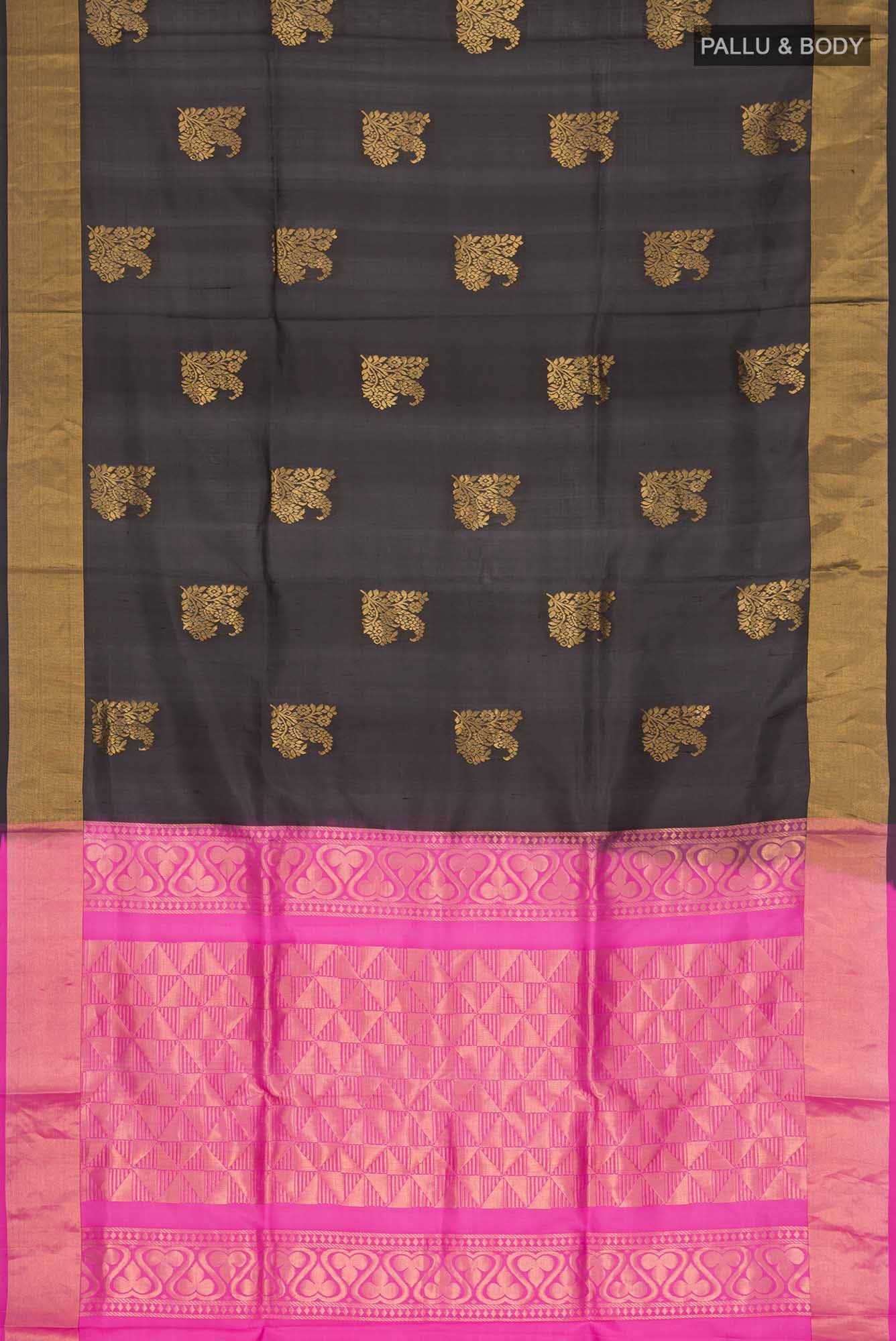 Black Soft Silk Saree