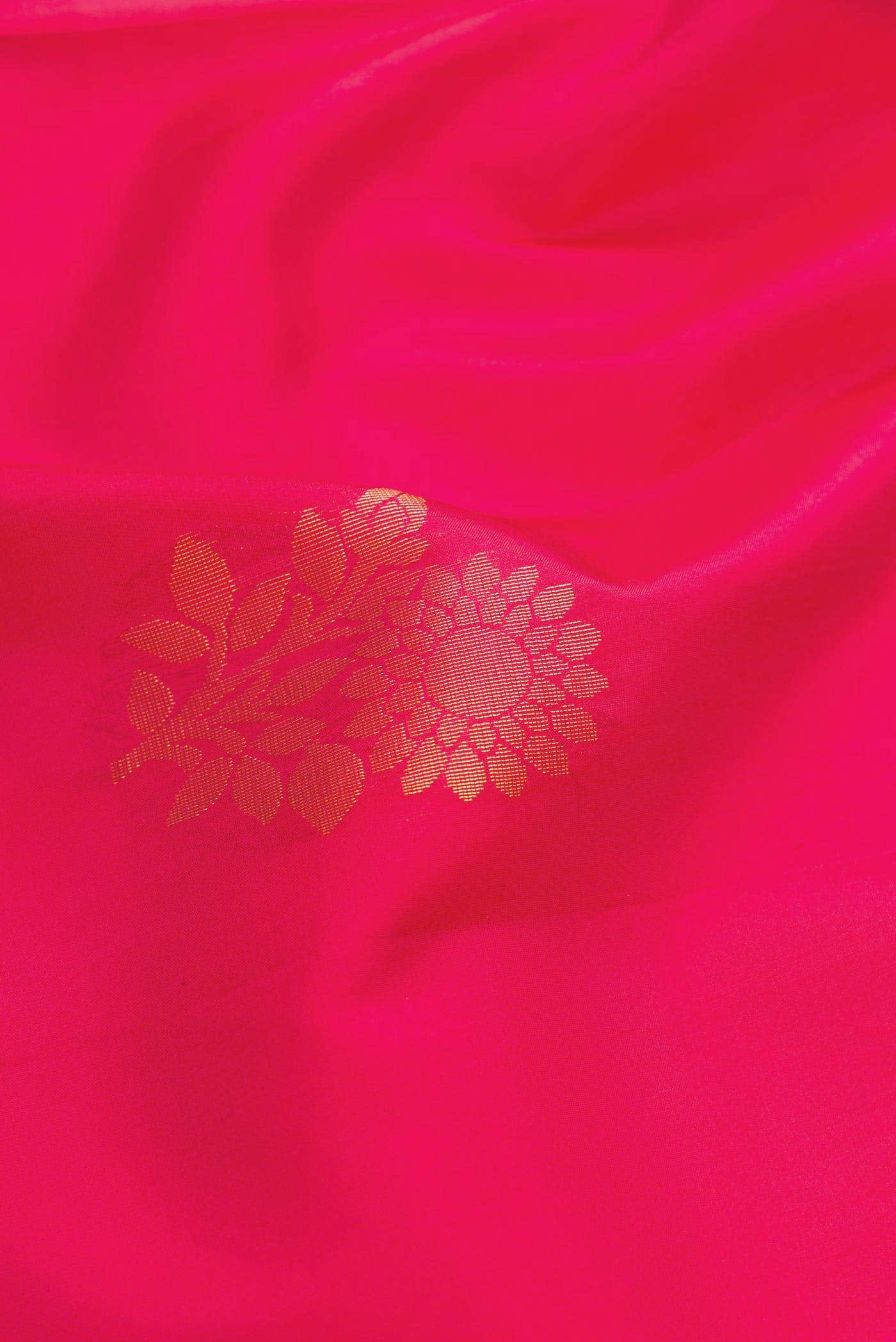 Dark Pink Dual Tone Soft Silk Saree
