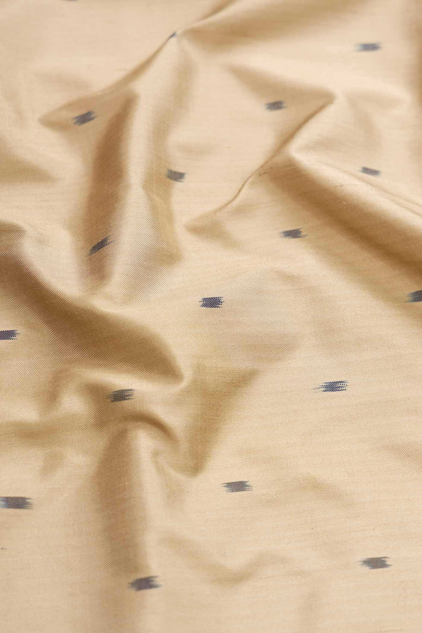 Beige Double Ikat Saree