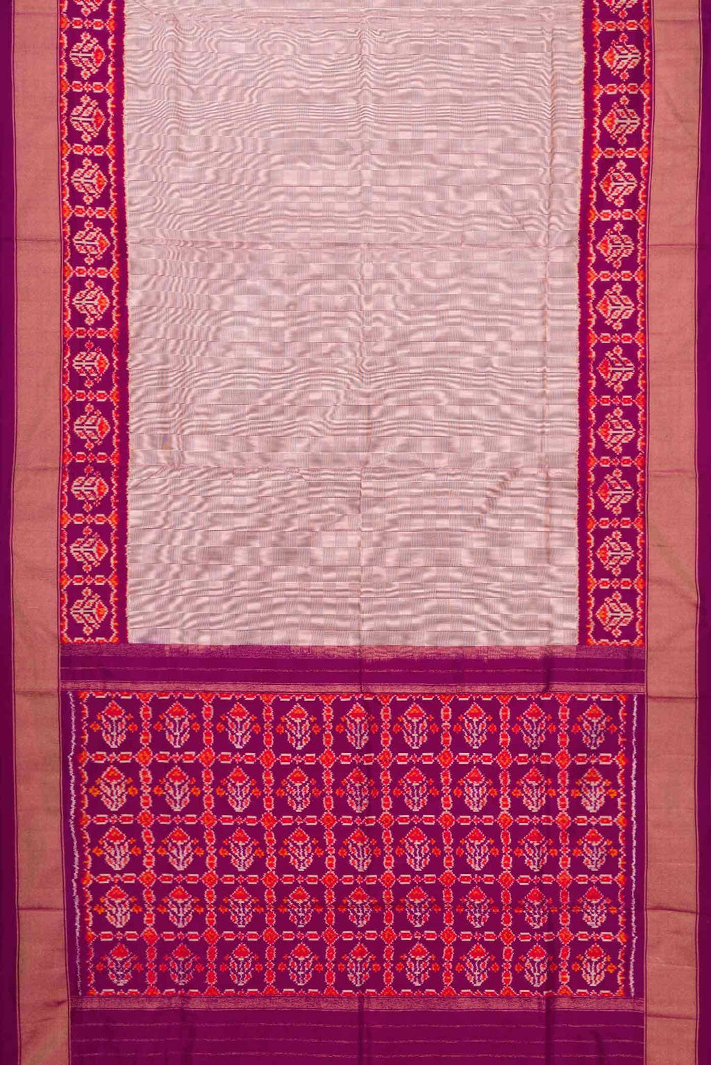 Pink Double Ikat Saree