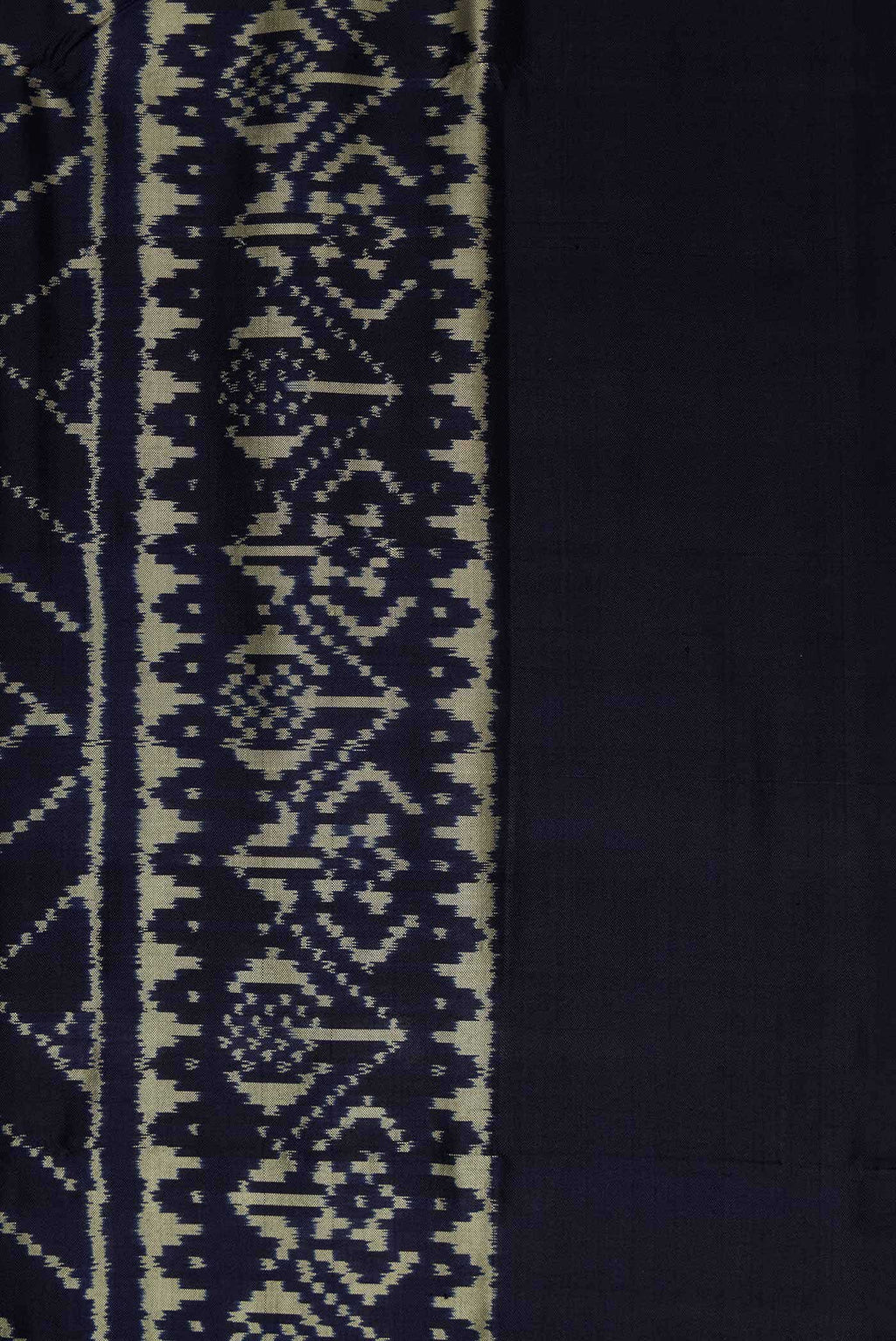 Navy Blue Double Ikat Saree