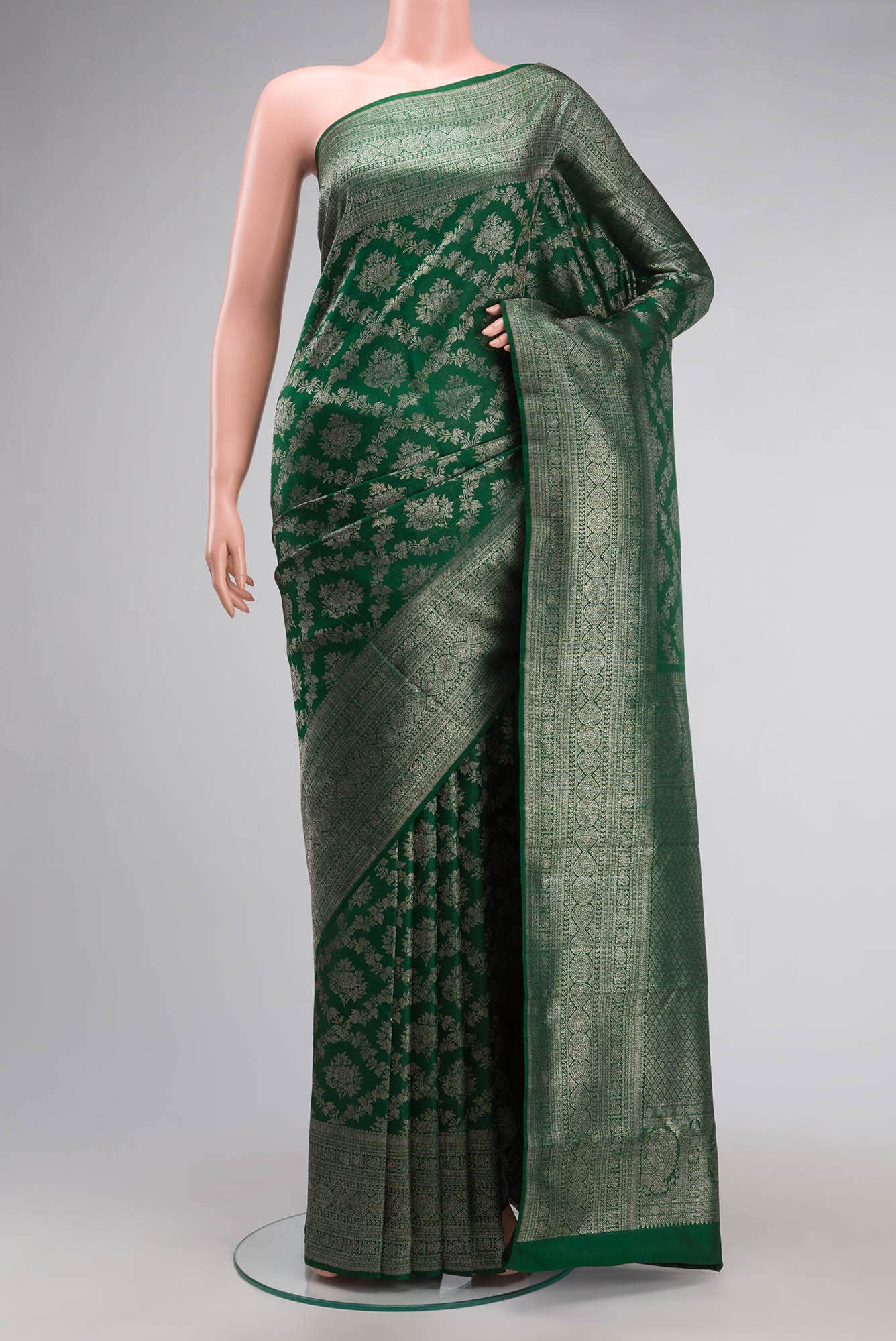 Green Kanchipuram Silk Saree