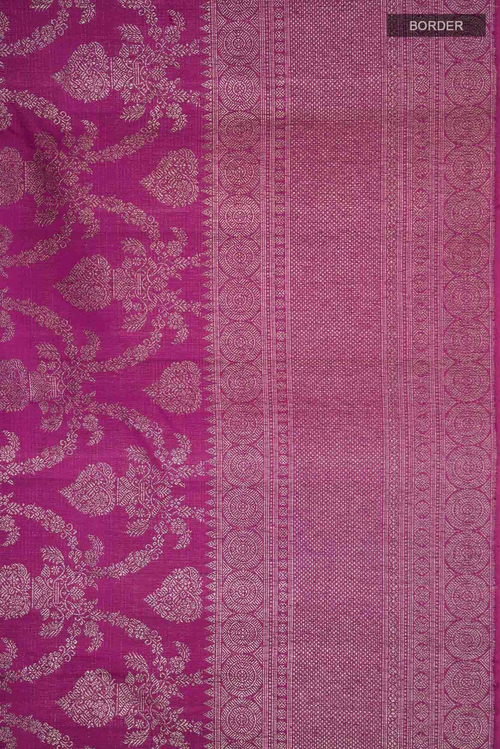 Magenta Kanchipuram Silk Saree