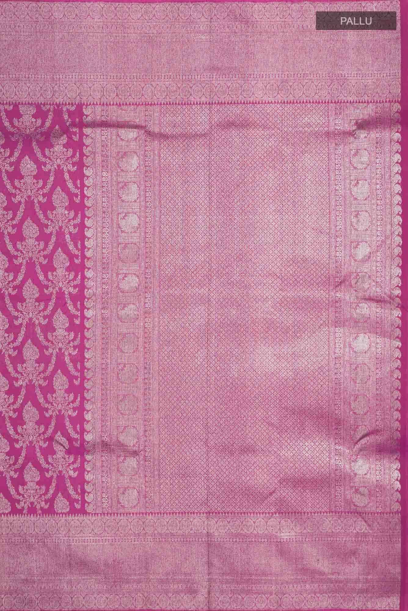 Magenta Kanchipuram Silk Saree