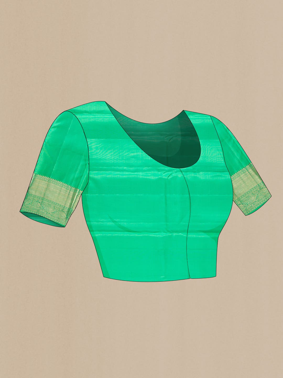 Green Kanchipuram Silk Saree