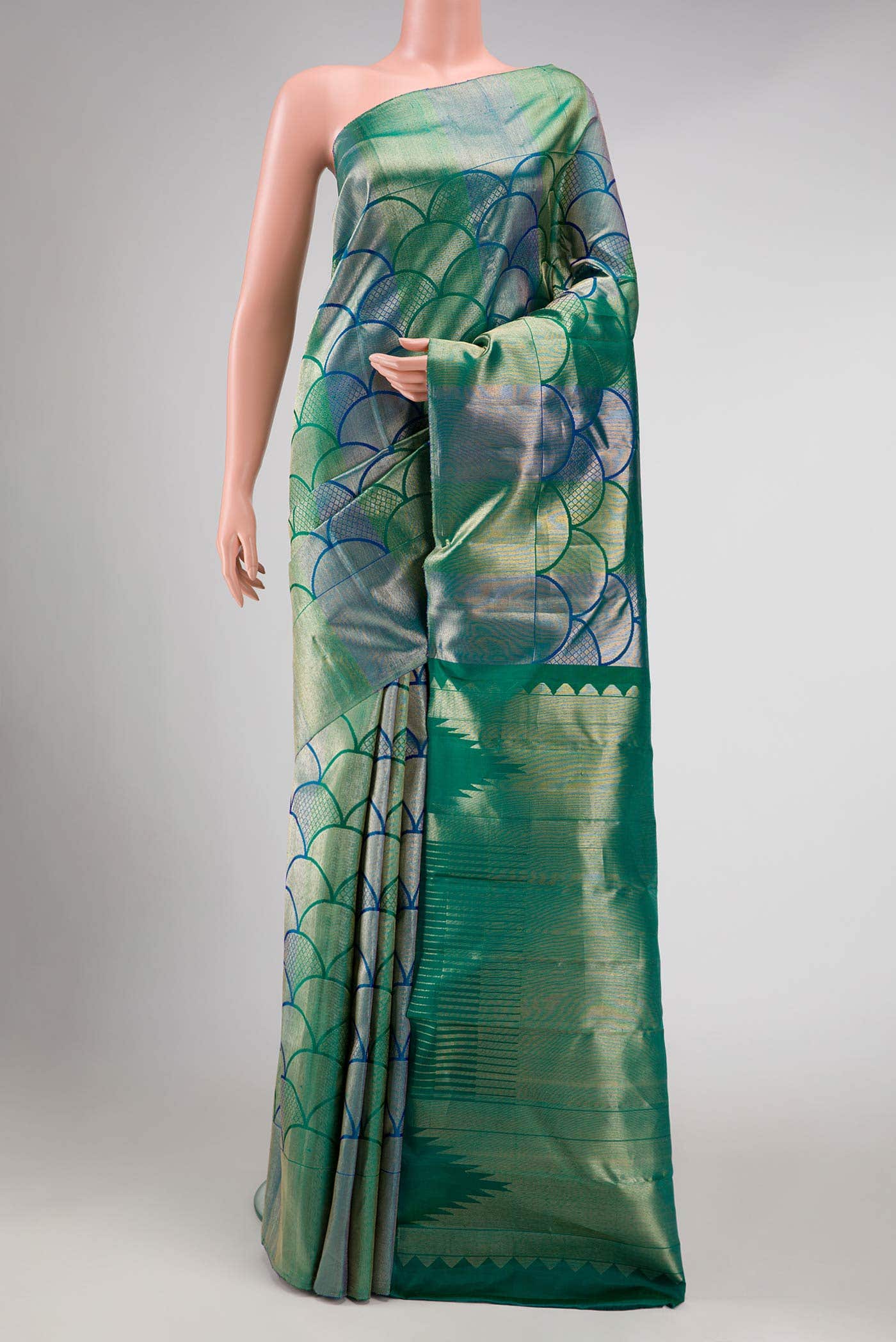 Green Kanchipuram Silk Saree