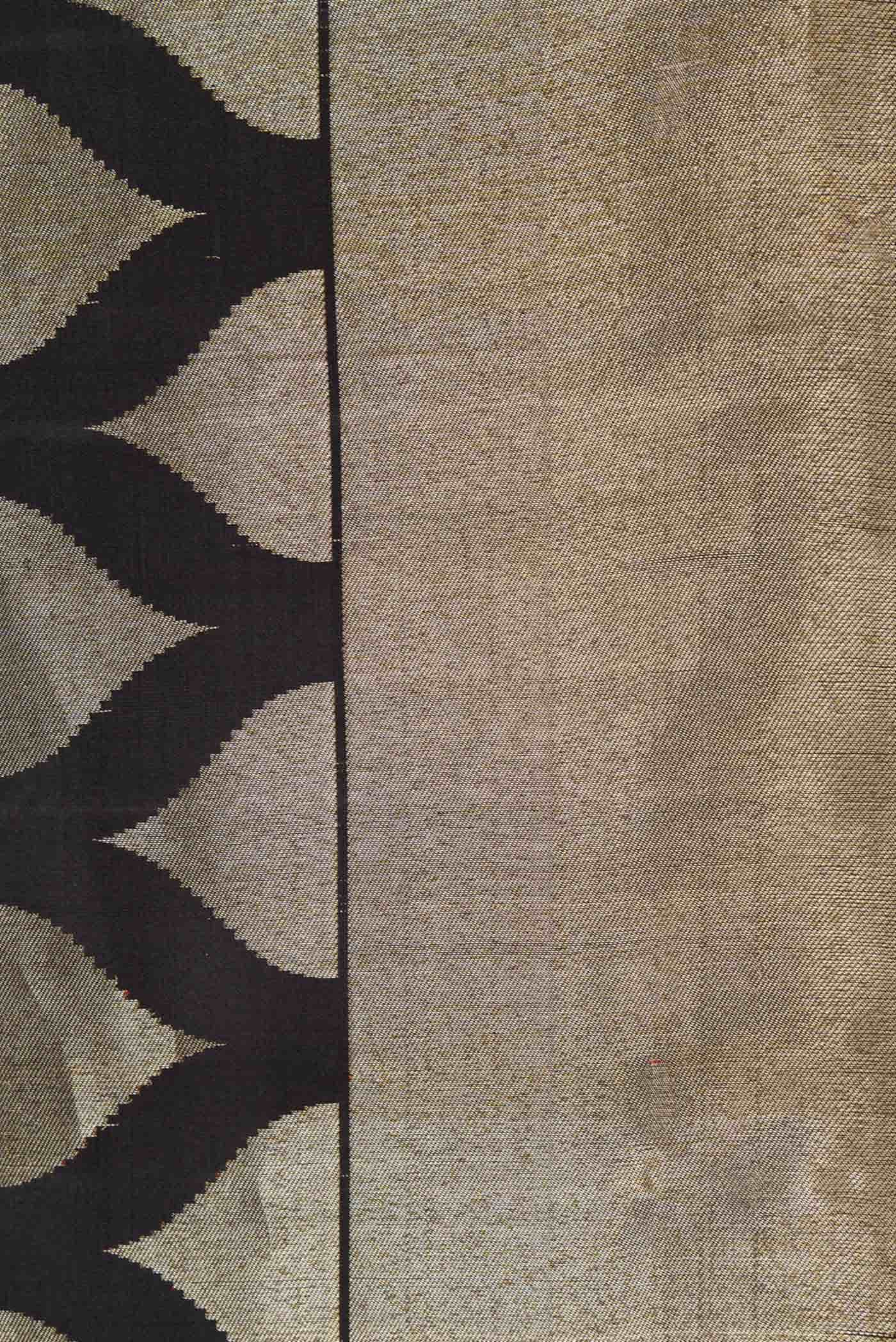 Black Kanchipuram Silk Saree
