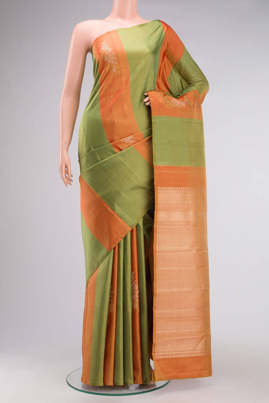 Green Kanchipuram Silk Saree