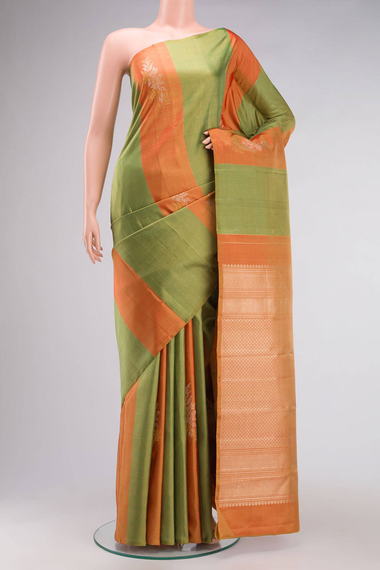 Green Kanchipuram Silk Saree