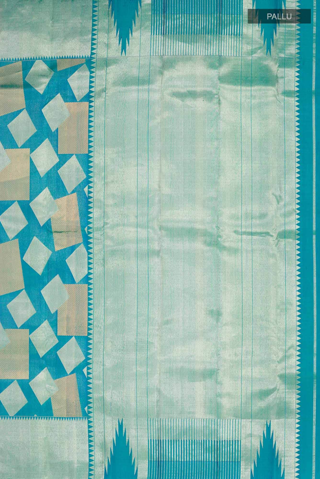 Blue Kanchipuram Silk Saree