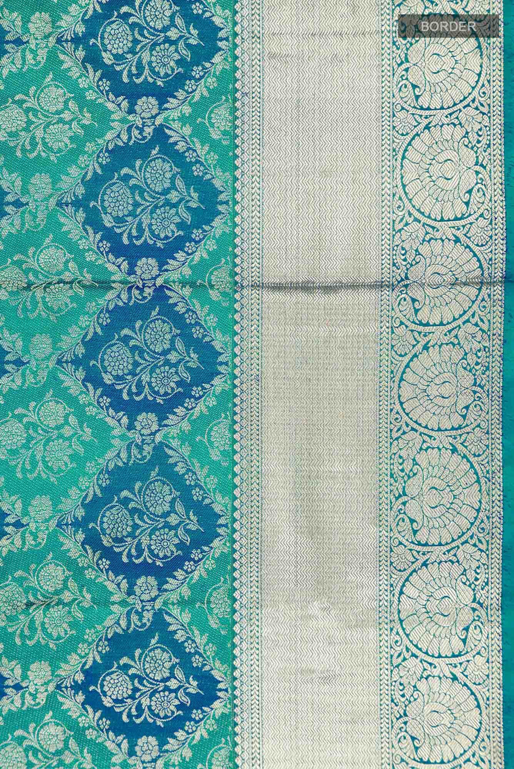 Blue Kanchipuram Silk Saree