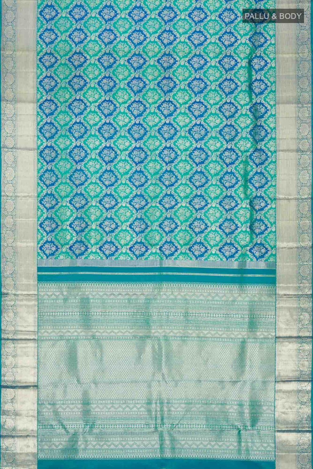 Blue Kanchipuram Silk Saree