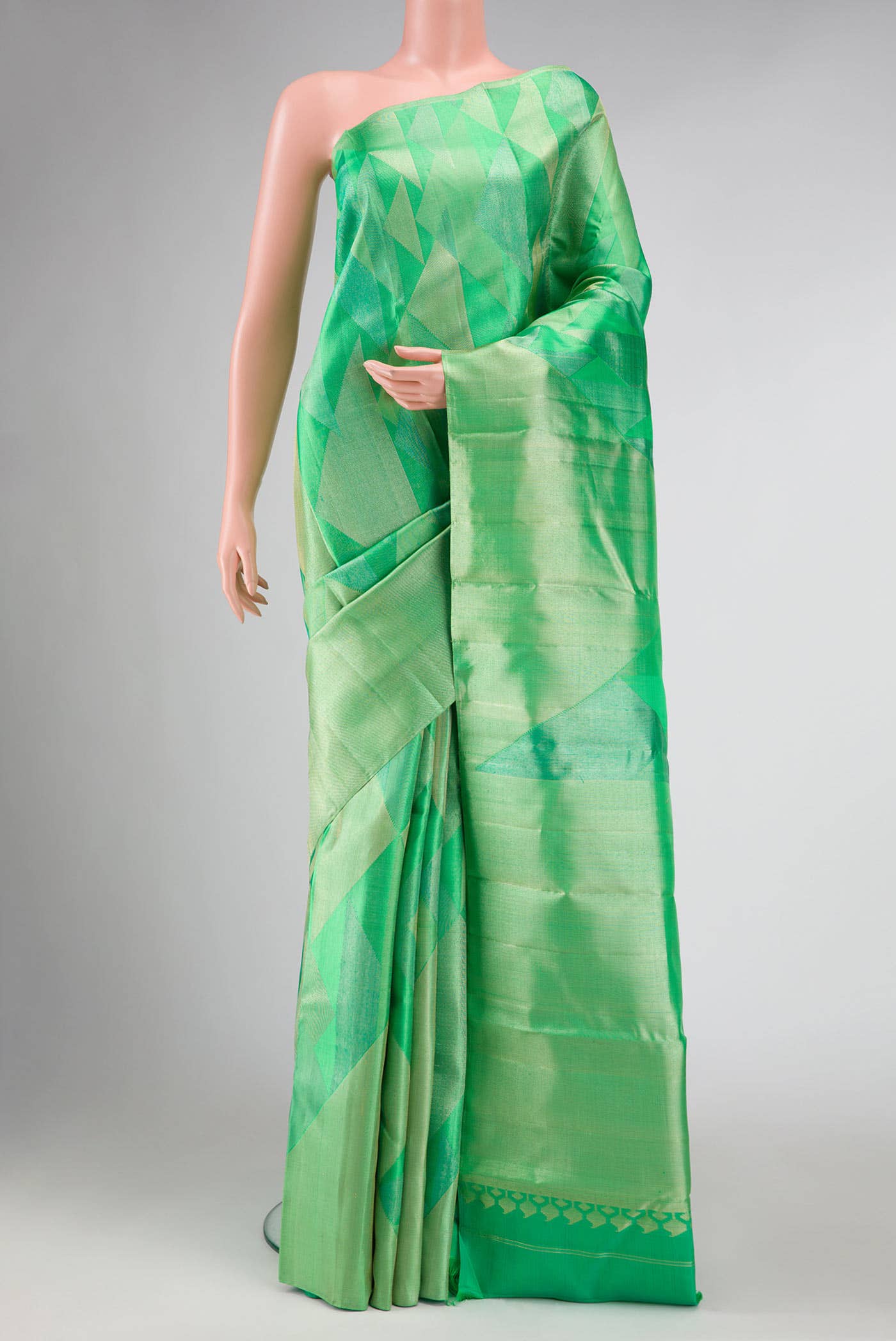 Green Kanchipuram Silk Saree