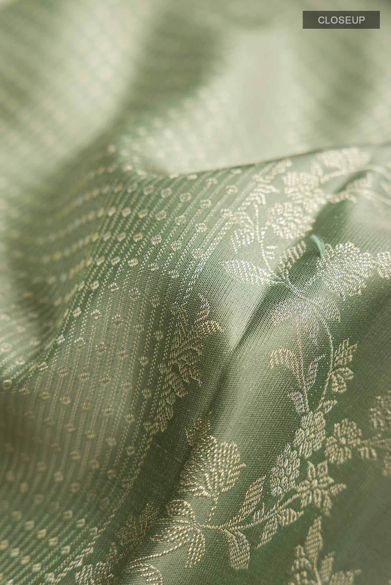 Green Kanchipuram Silk Saree