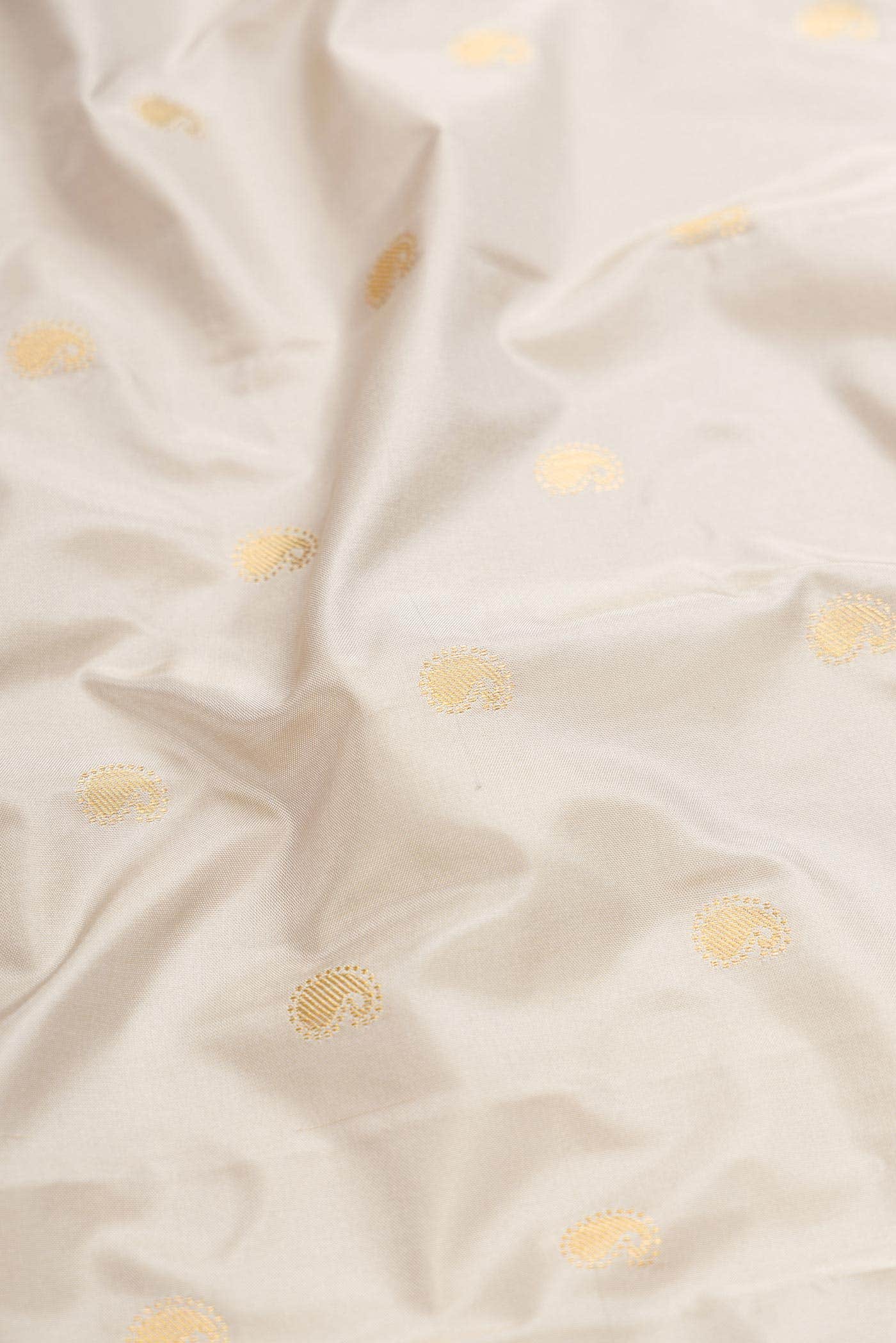 Grey Paithani Silk Saree
