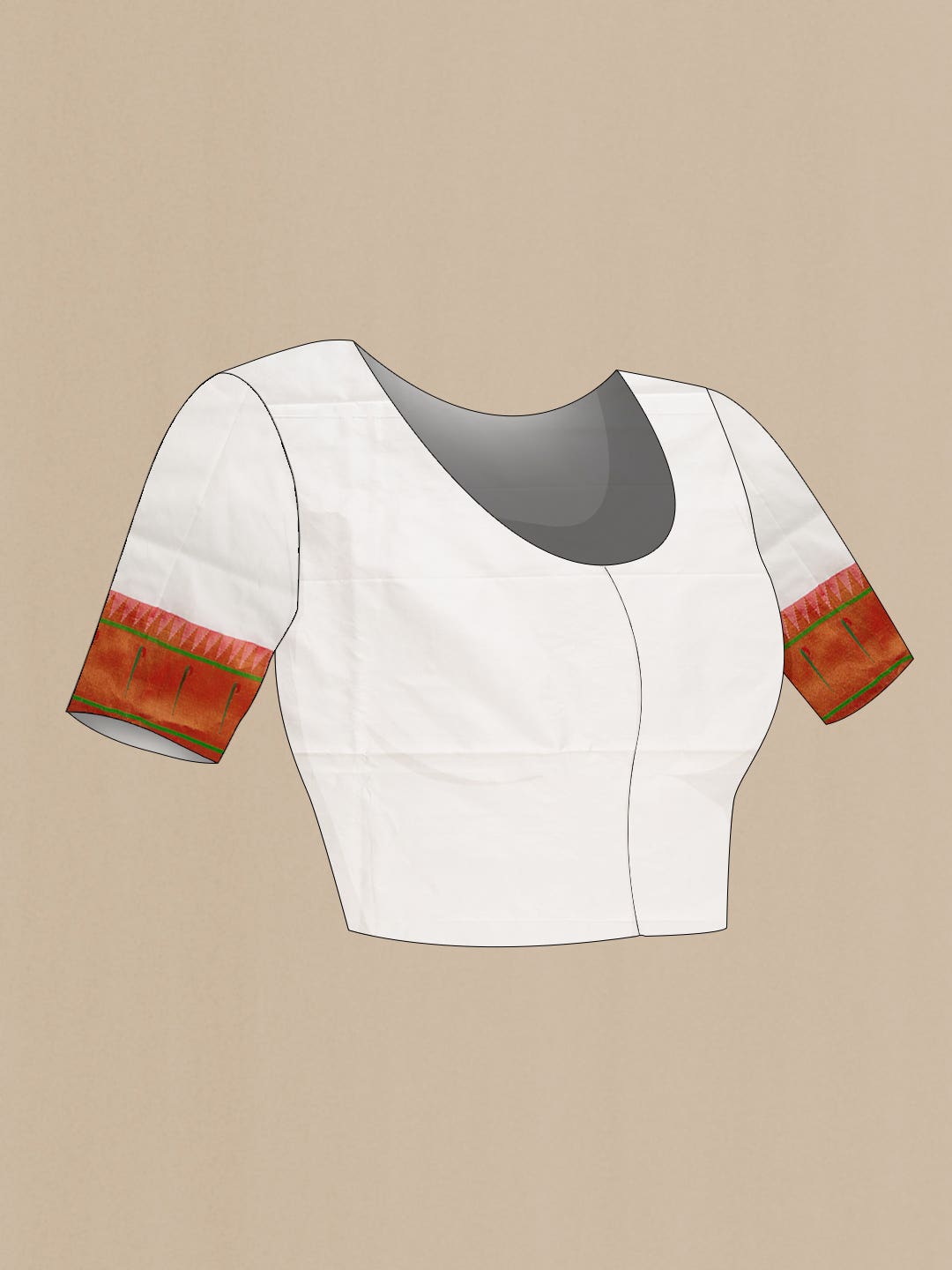 White Paithani Silk Saree