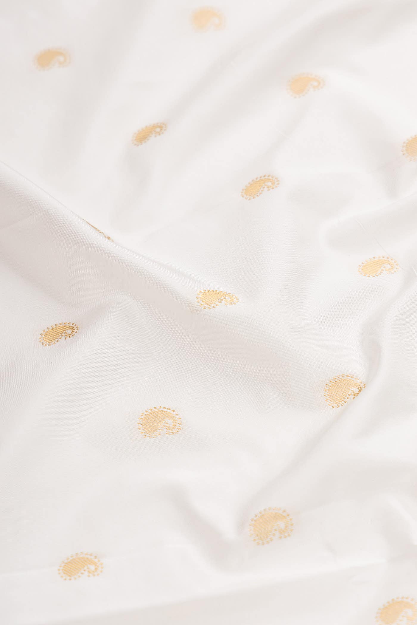 White Paithani Silk Saree