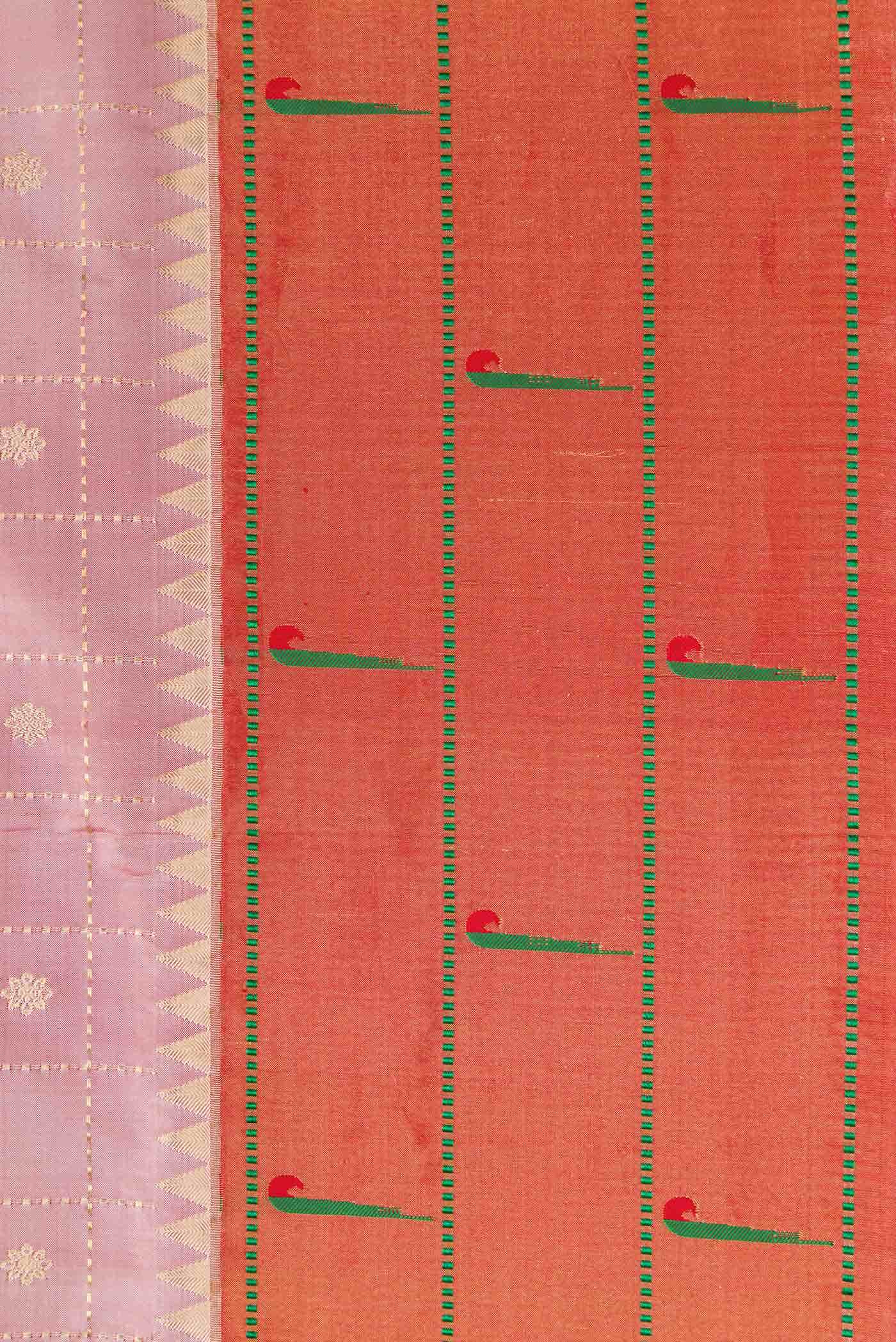 Pink Paithani Silk Saree