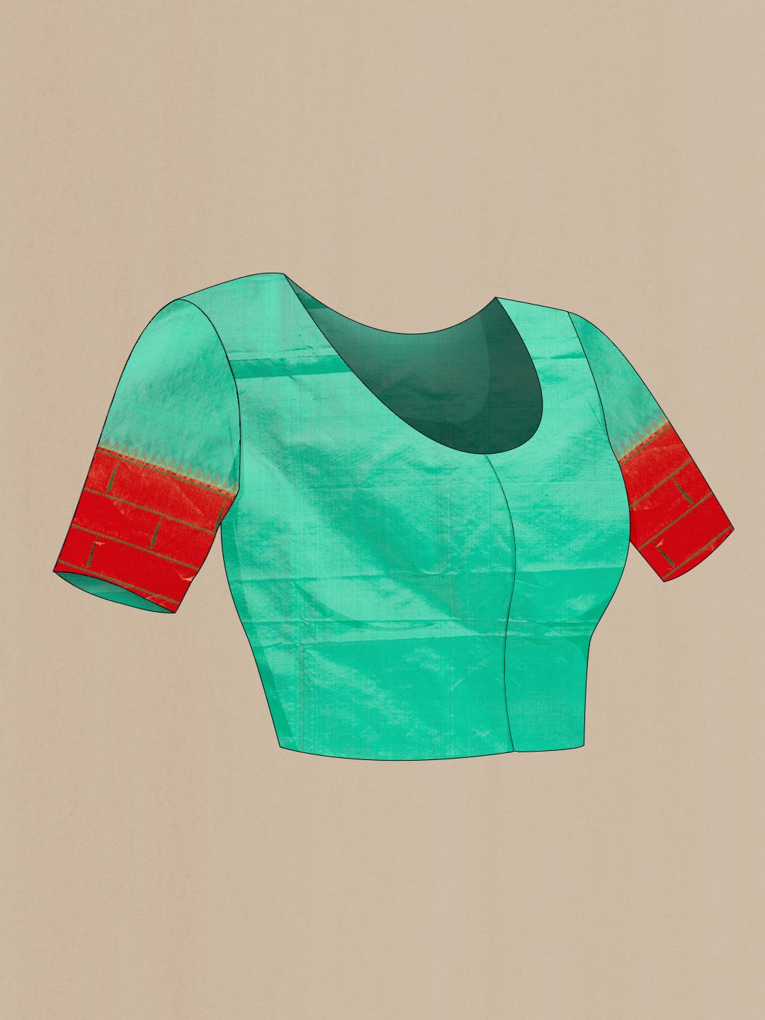 Sea Green Paithani Silk Saree