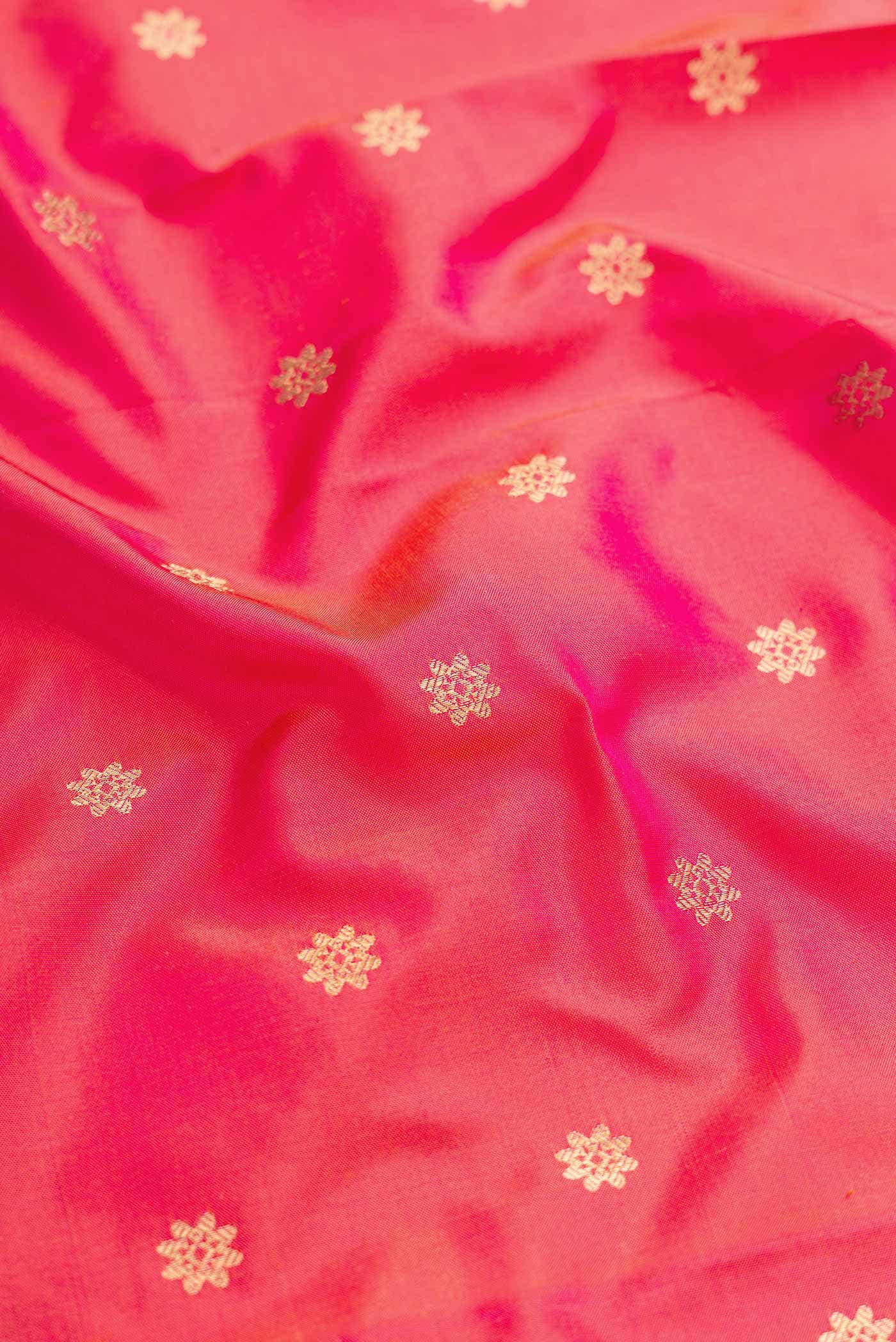 Pink Dual Tone Paithani Silk Saree