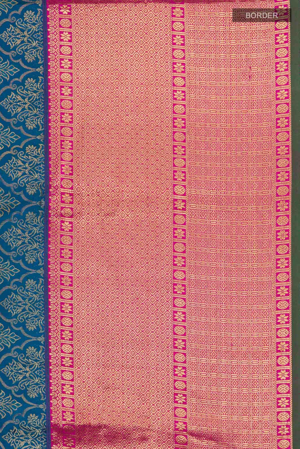 Blue Kanchipuram Silk Saree