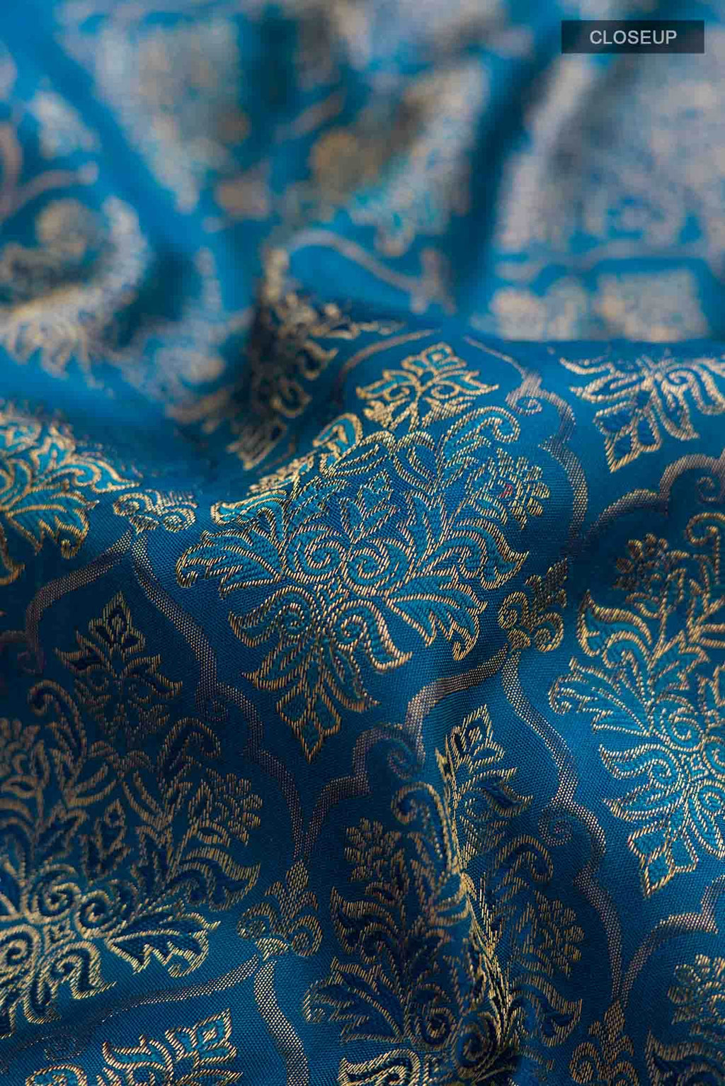 Blue Kanchipuram Silk Saree