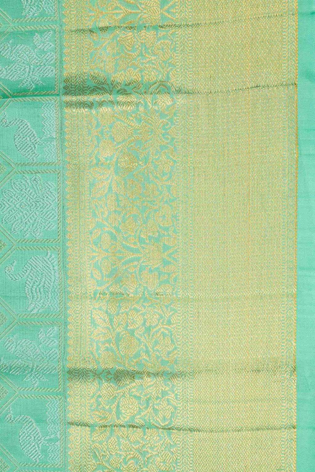 Blue Dual Tone Kanchipuram Silk Saree