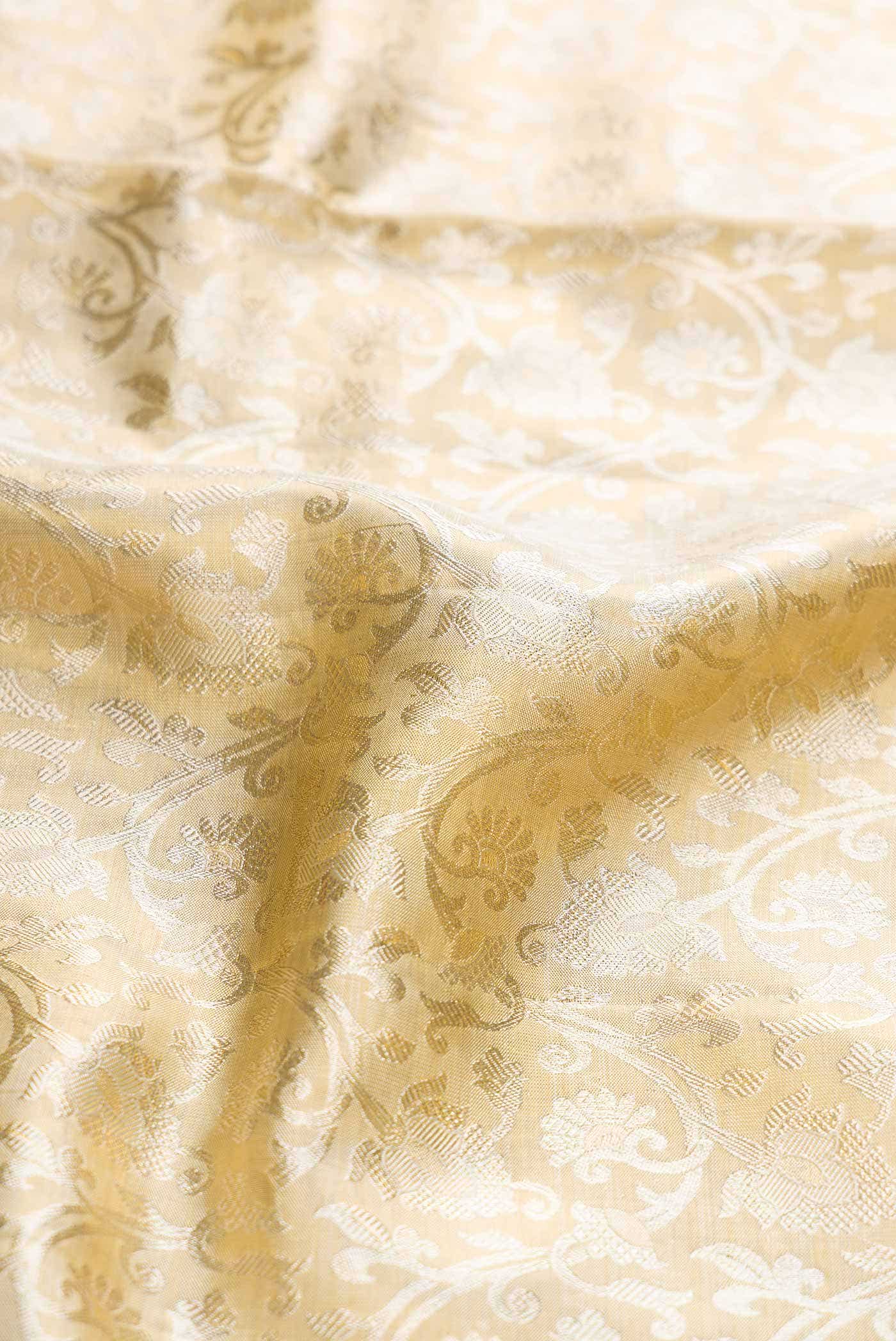 Gold Kanchipuram Tissue Silk Saree