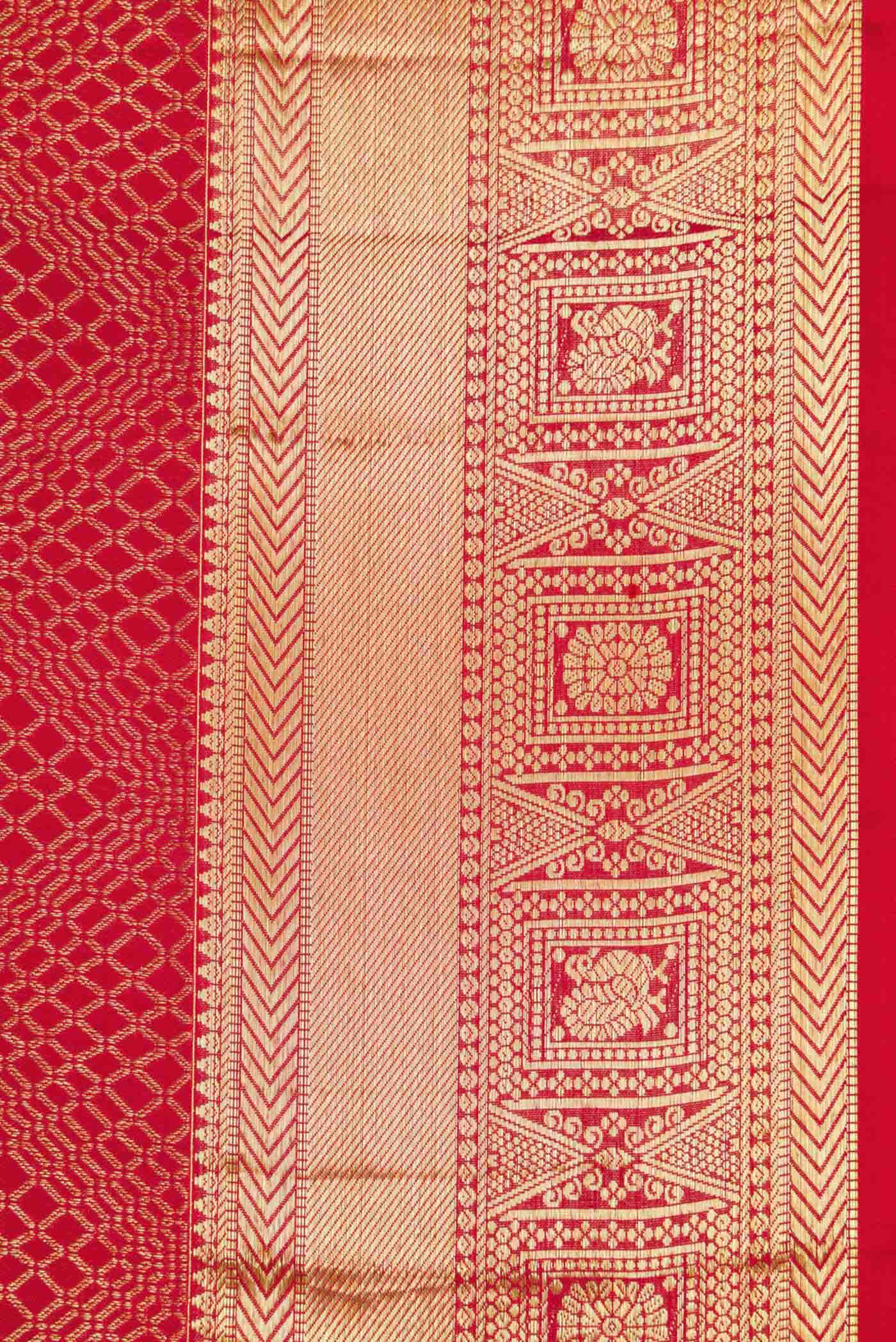 Imperial Red Kanchipuram Silk Saree