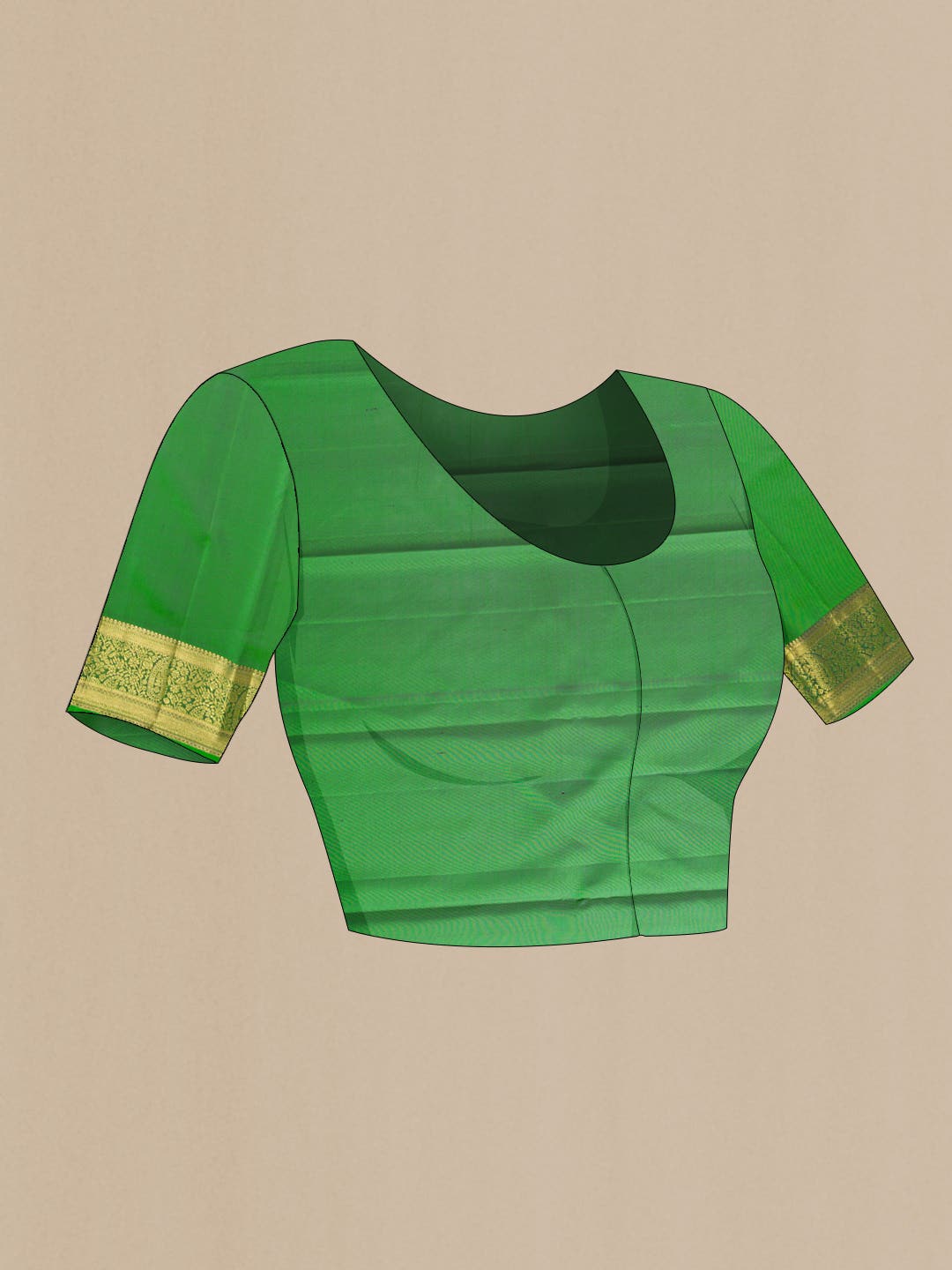 Green Kanchipuram Silk Saree