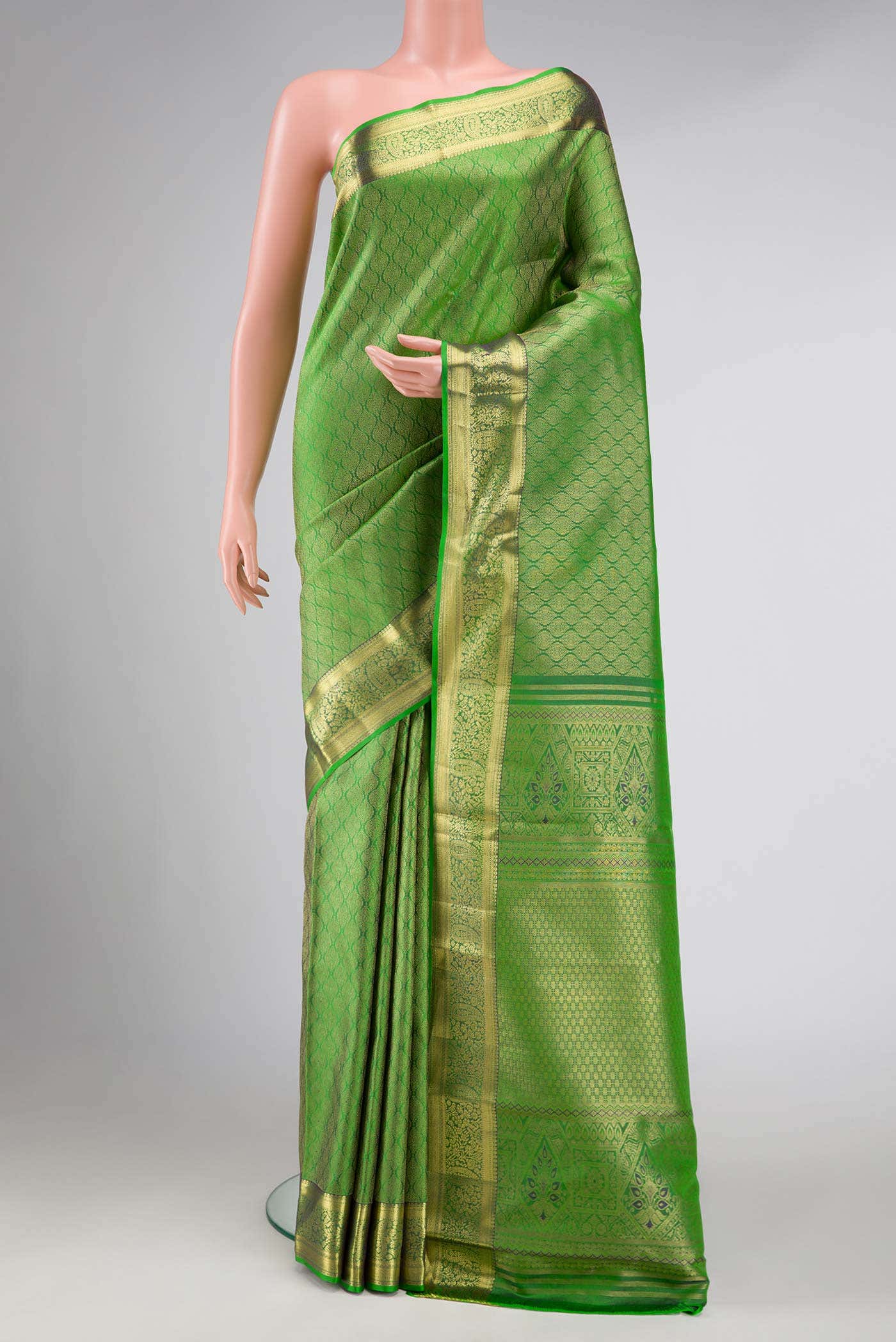 Green Kanchipuram Silk Saree