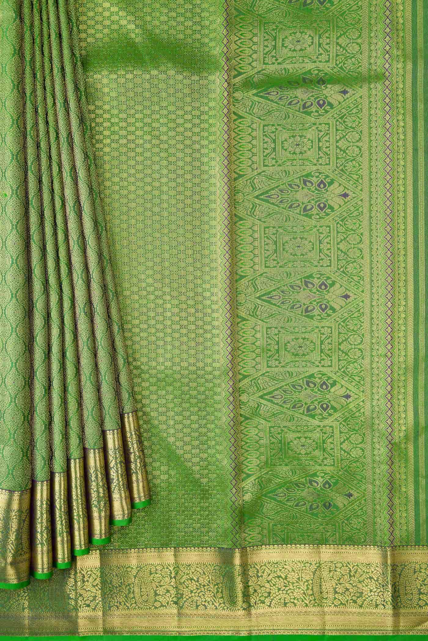 Green Kanchipuram Silk Saree