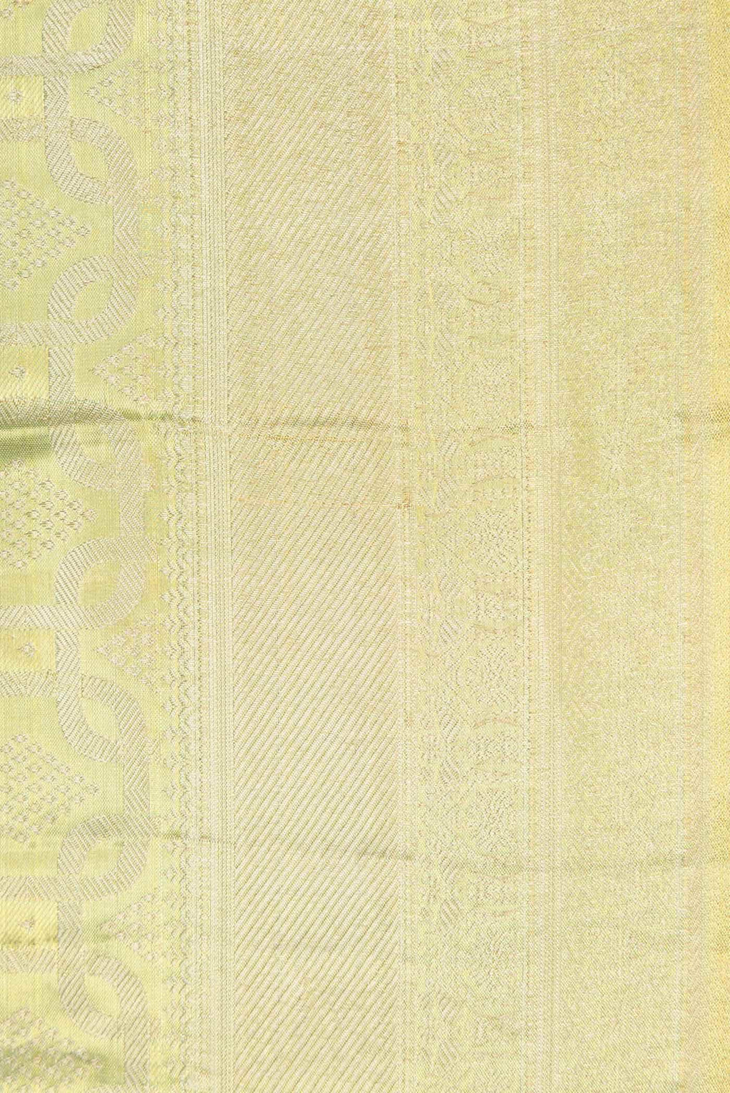 Light Green Dual Tone Kanchipuram Tissue Silk Saree