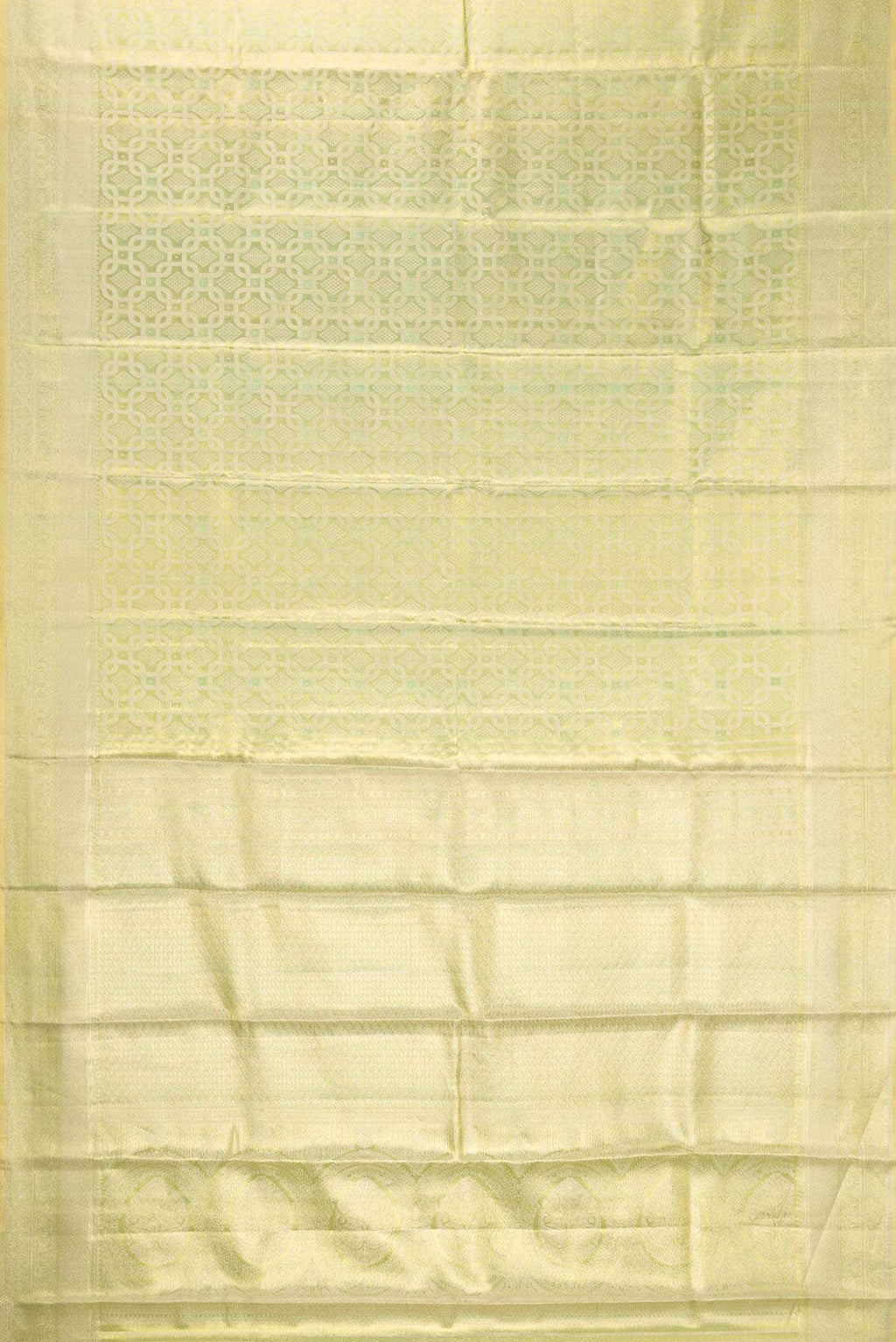 Light Green Dual Tone Kanchipuram Tissue Silk Saree