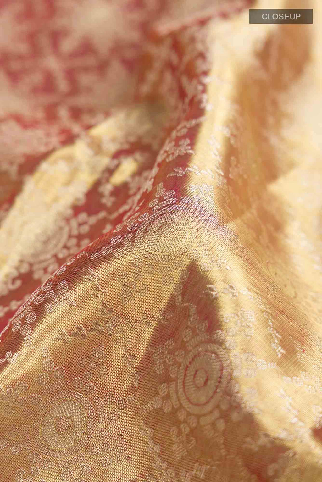 Gold Kanchipuram Tissue Silk Saree