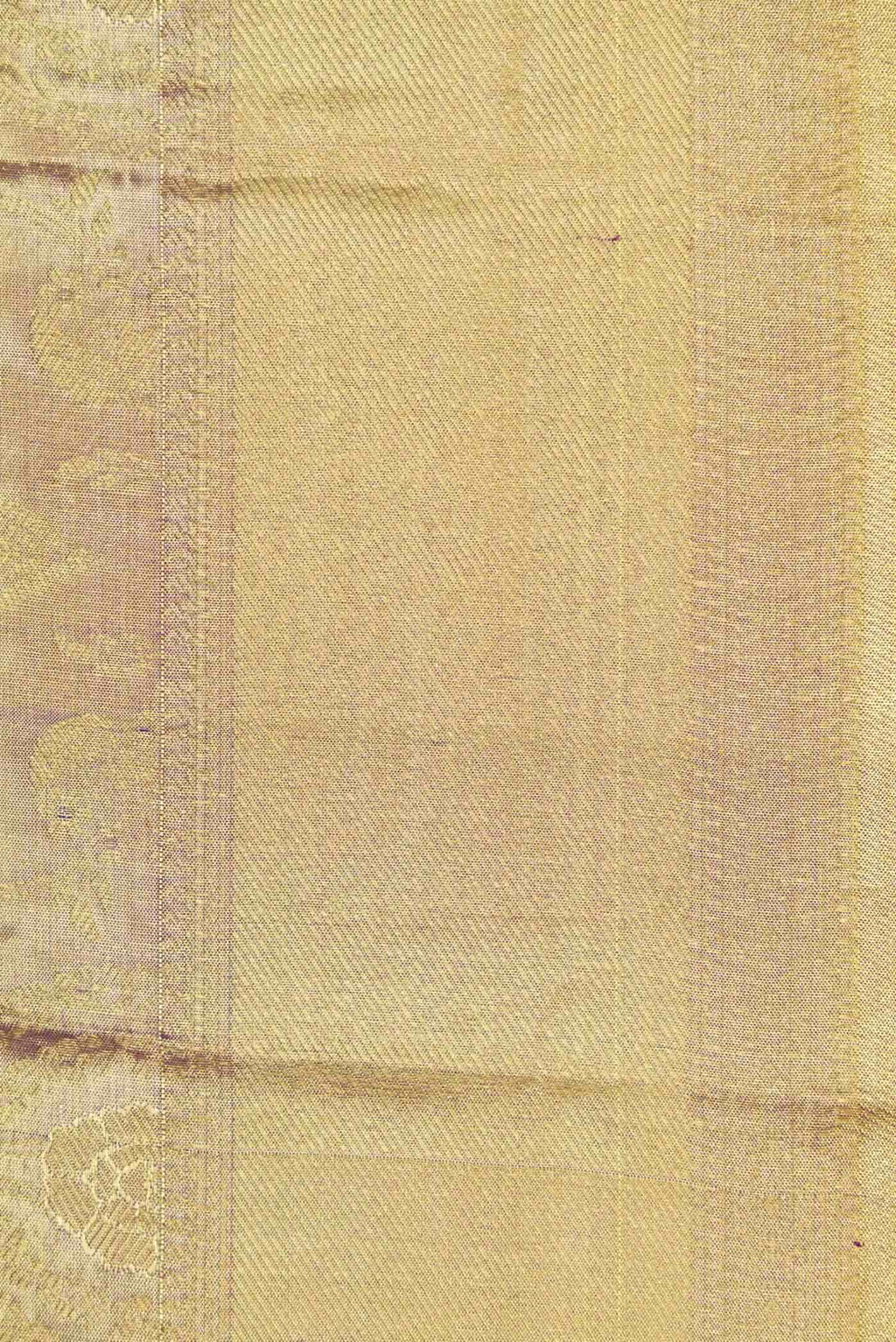 Gold Dual Tone Kanchipuram Tissue Silk Saree